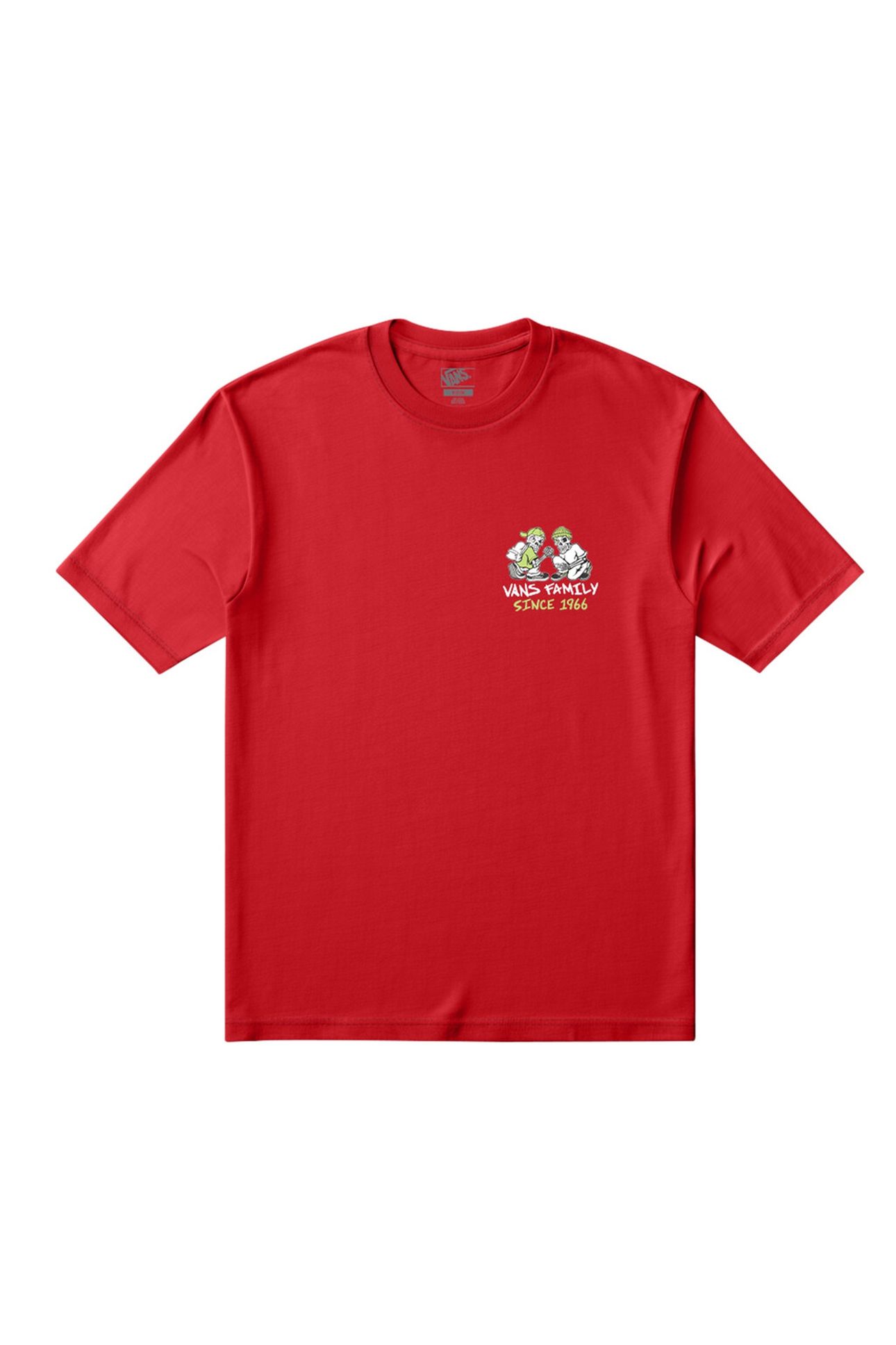 BOYS CHECKER BROS SS TEE RACING RED 4