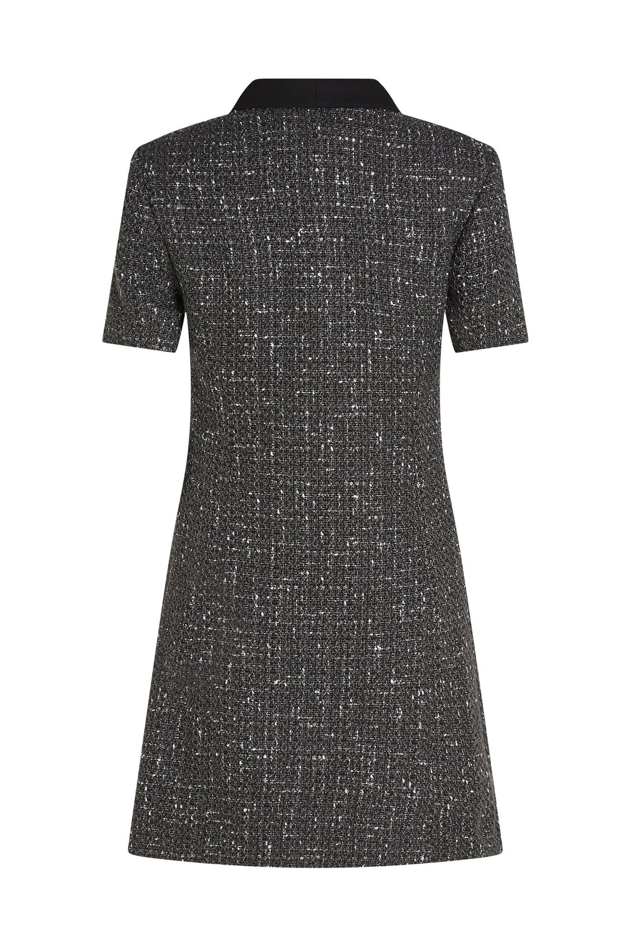 TAILORED BOUCLE BLAZER DRESS GREY BOUCLE 2