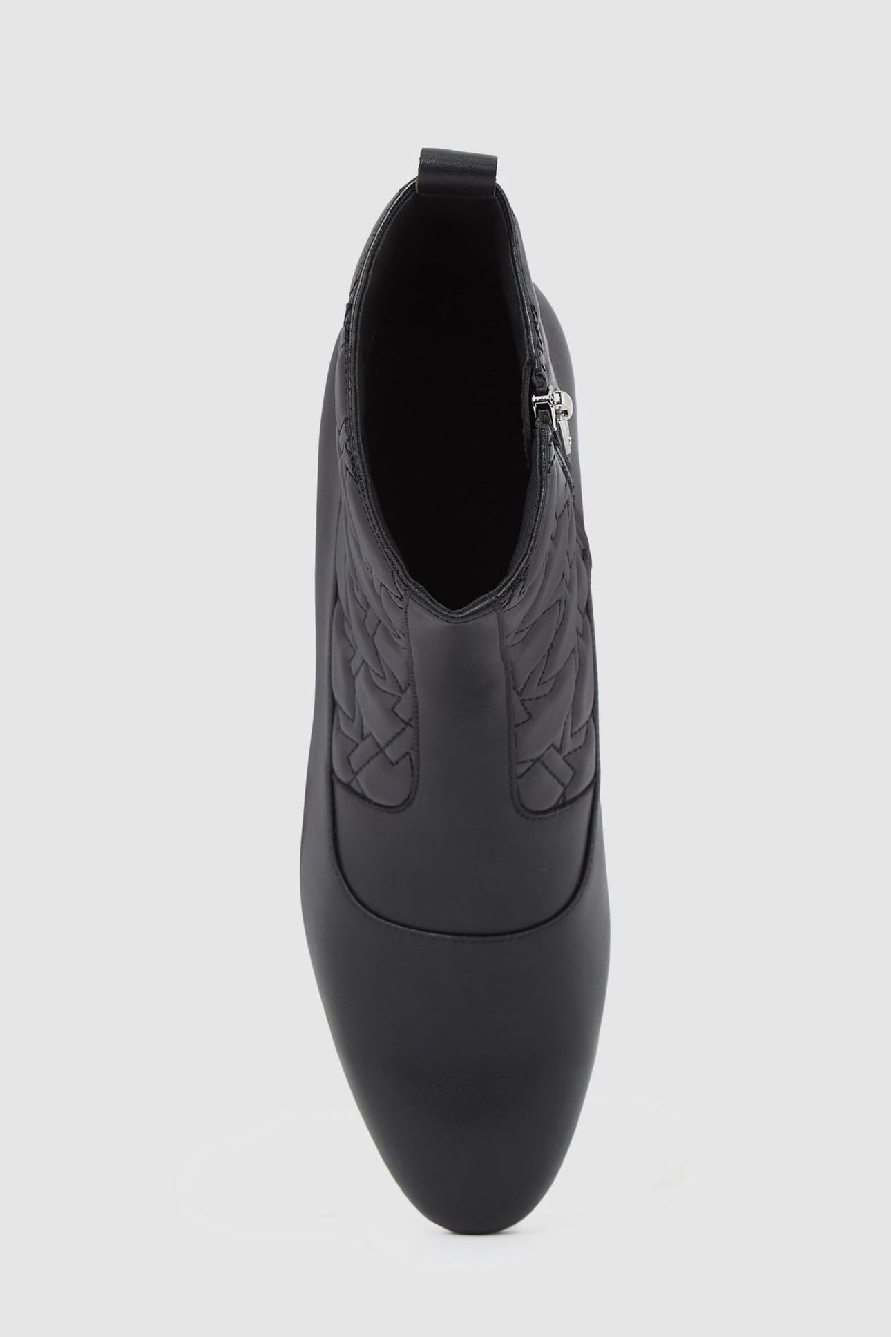 MONOGRAM ANKLE MID BOOTS BLACK 3