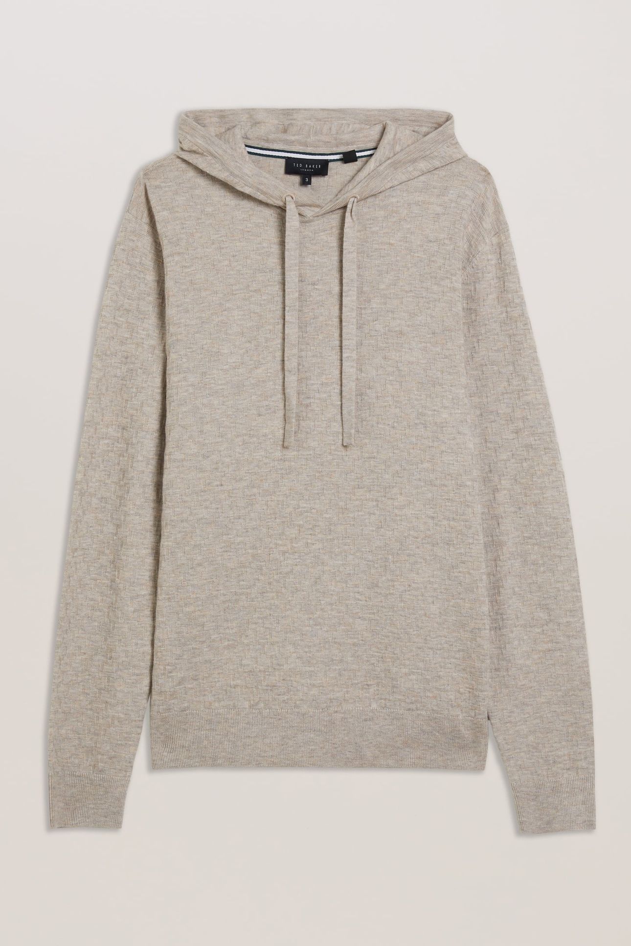 LOULAR REGULAR T STITCH HOODIE TAUPE 3