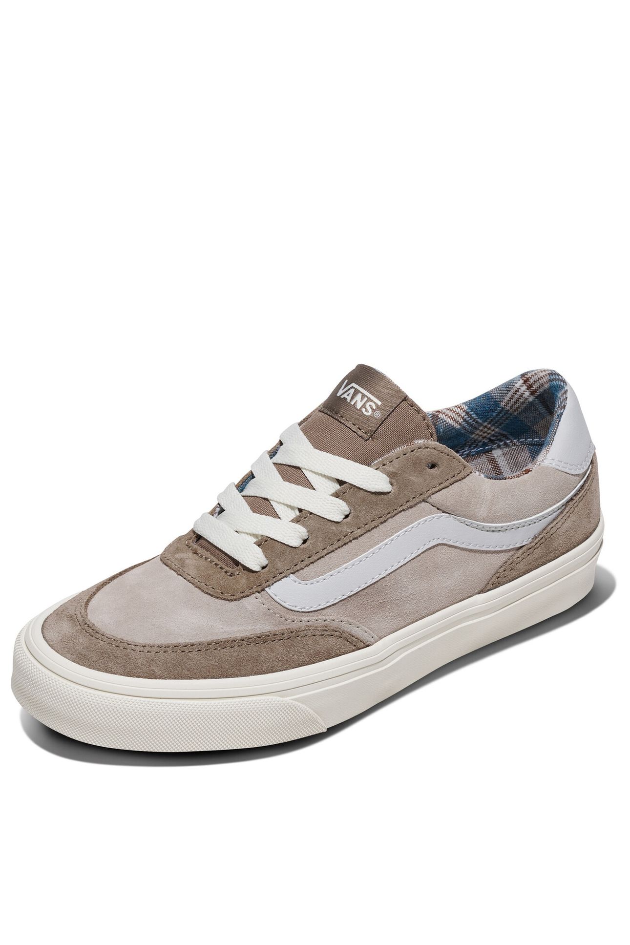 BROOKLYN LS OUTDOOR PLAID WARM TAUPE 3