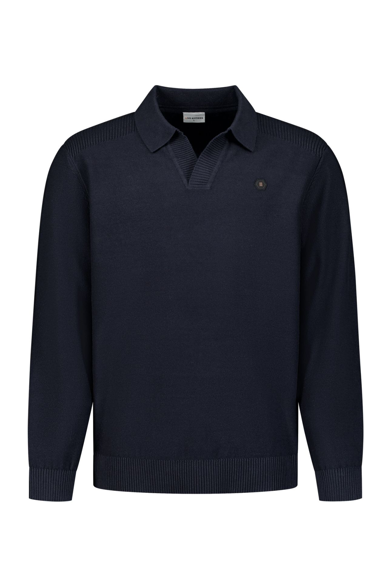 PULLOVER V-COLLAR SHOULDER DETAIL DARK NIGHT 5