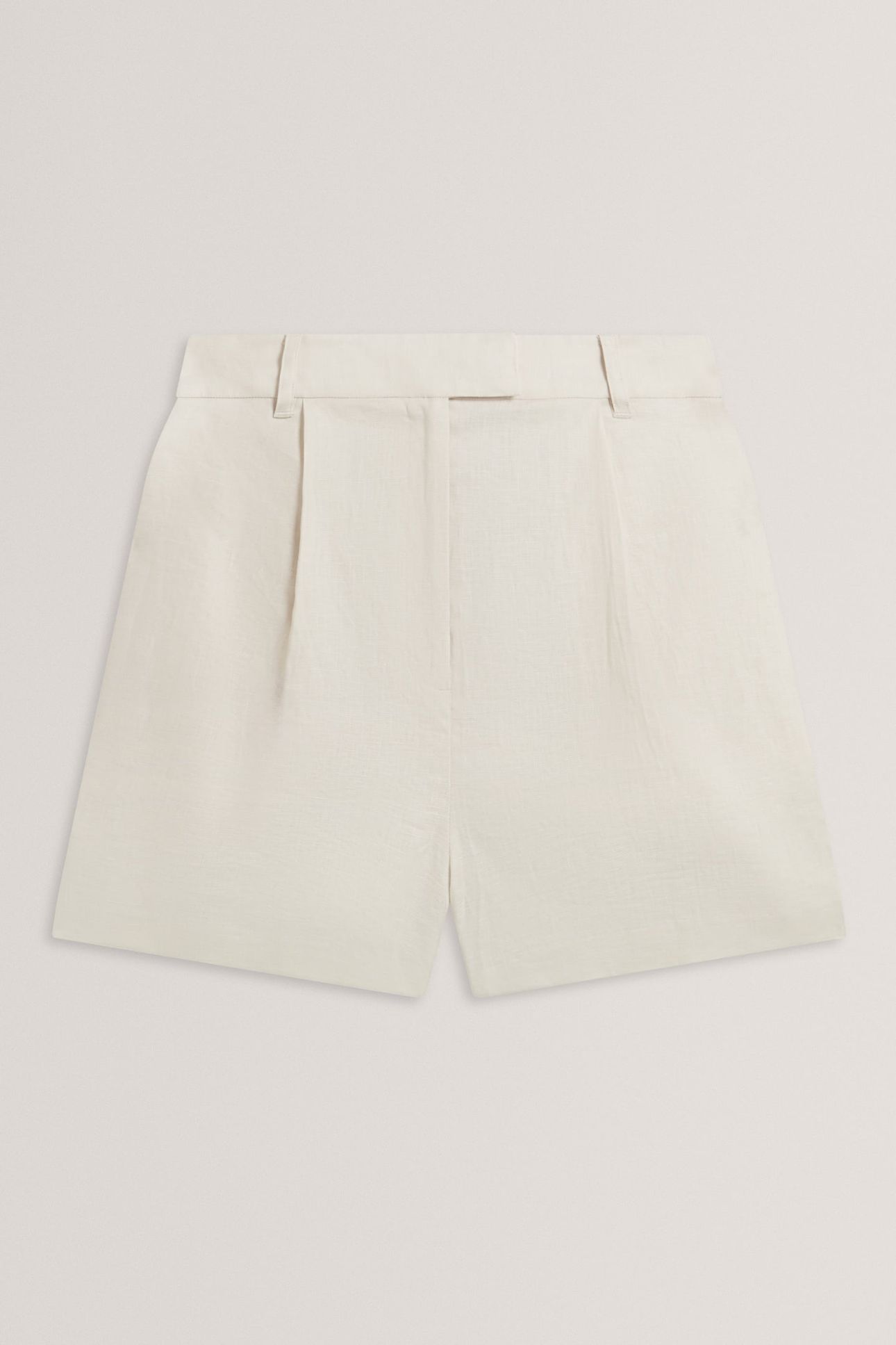TAILORED LINEN SHORT NATURAL 3