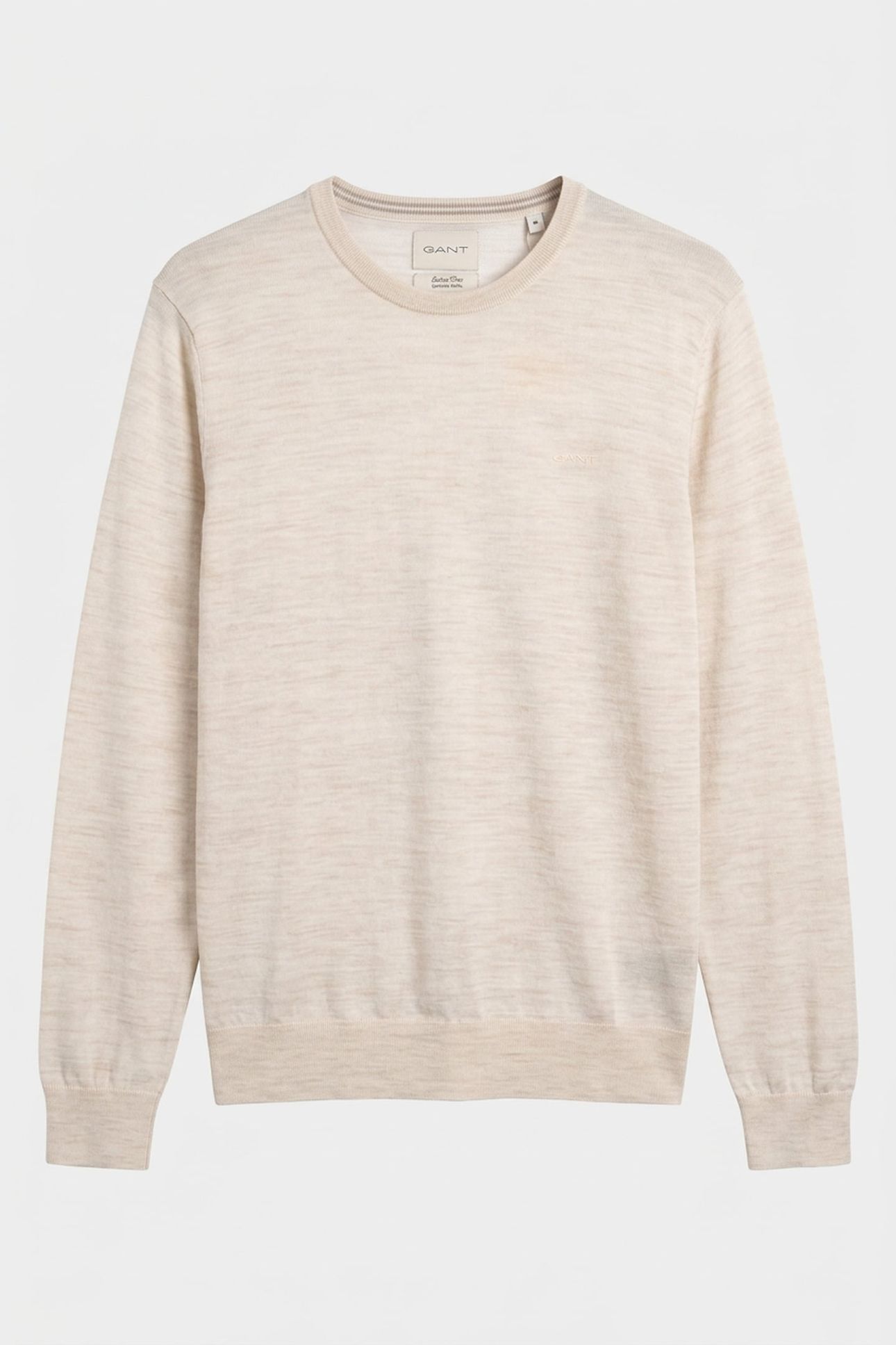 EXTRAFINE MERINO WOOL C-NECK SEED MELANGE 4