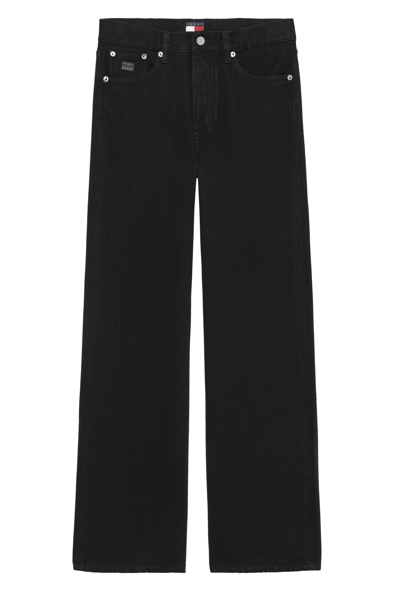 MID RISE LOOSE STRAIGHT DENIM BLACK 1