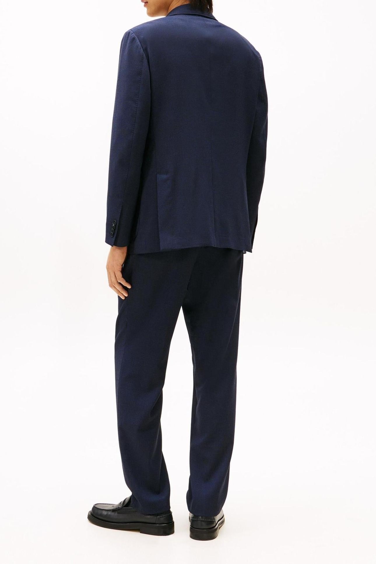 MICROFANCY TECH WOOL BLAZER BLUE 3