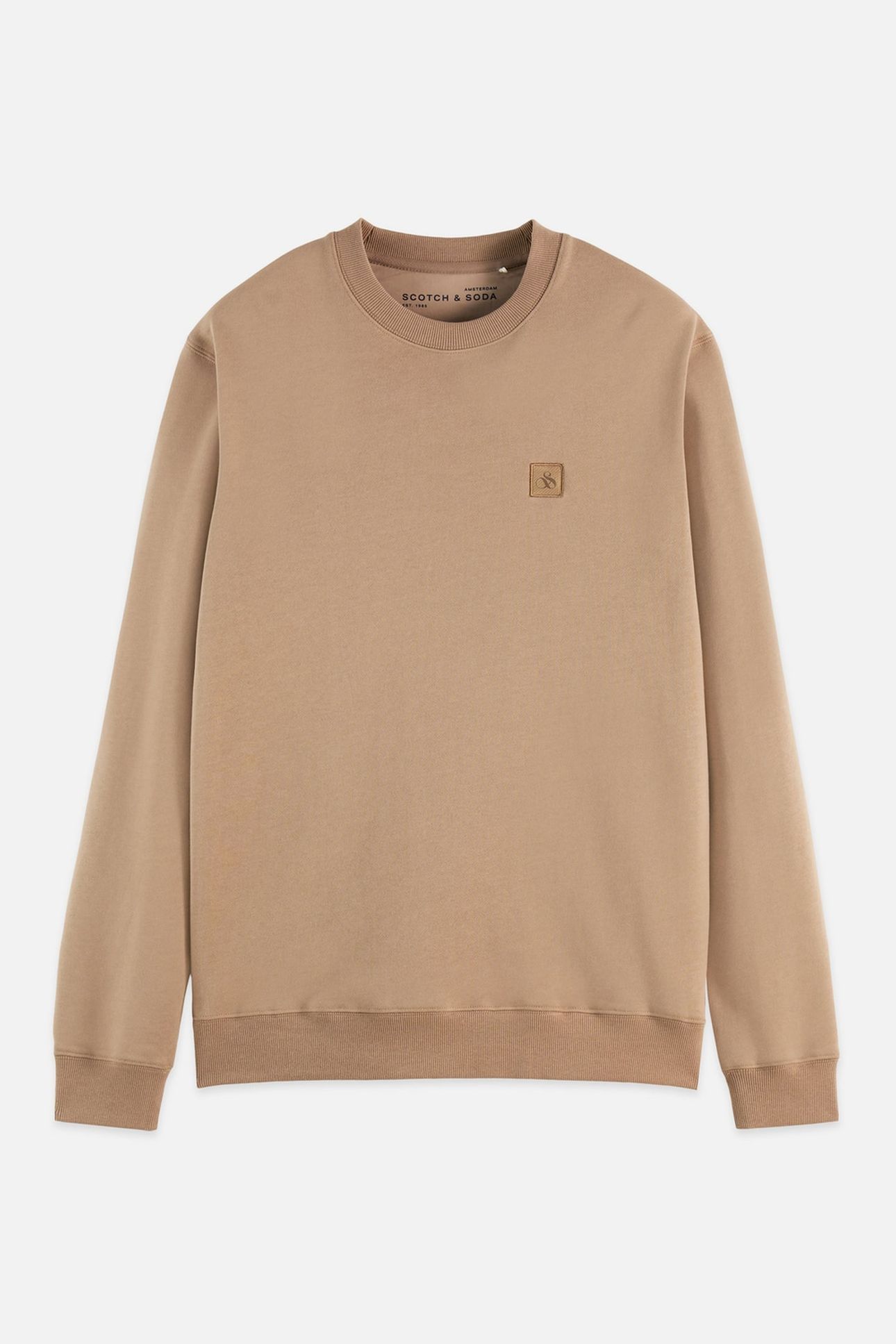 SEASONAL CORE LOGO BADGE REGULAR-FIT SWEATSHIRT LT PASTEL BR 1