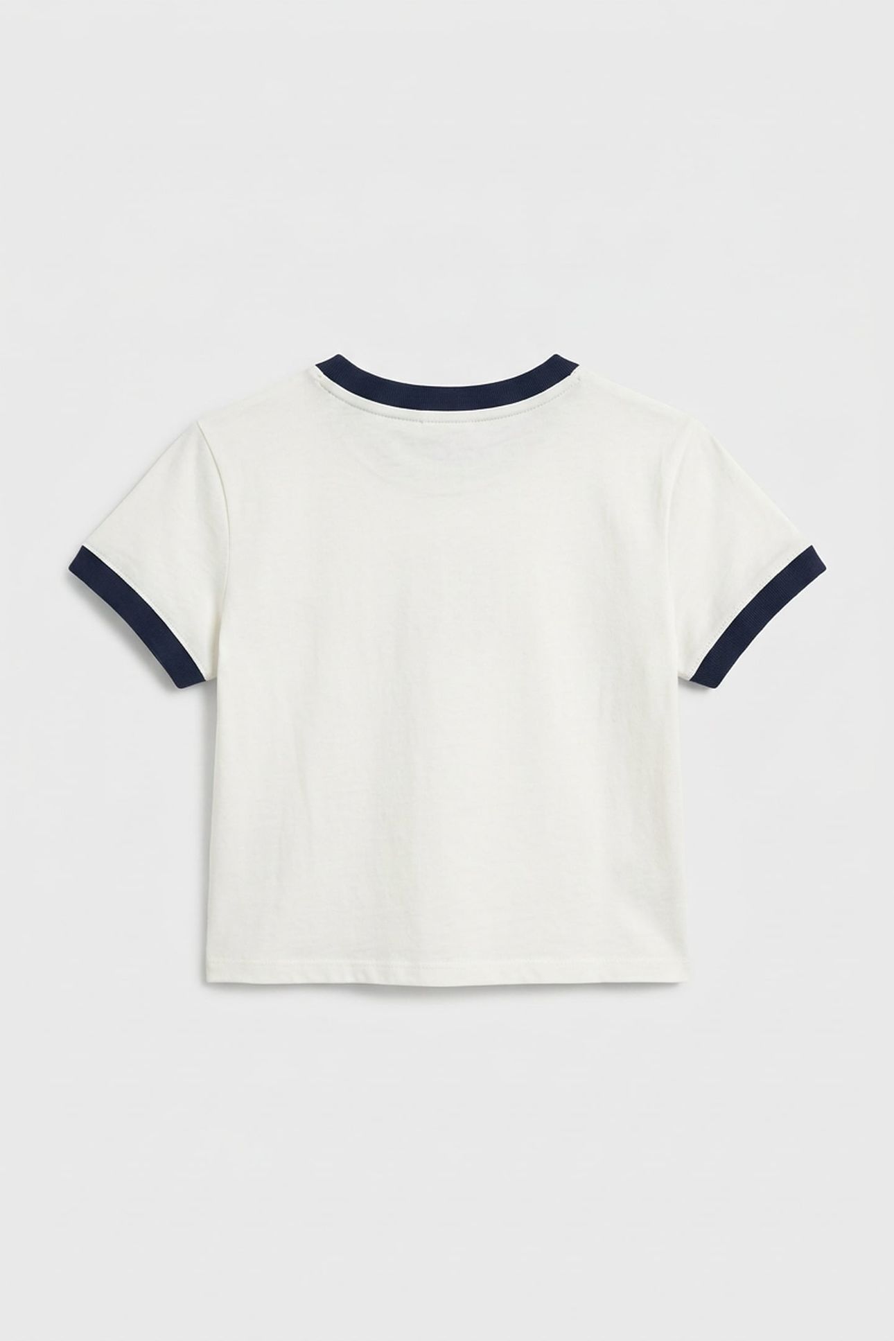 TEEN GIRLS COLLEGIATE BOXY TEE WHITE 3