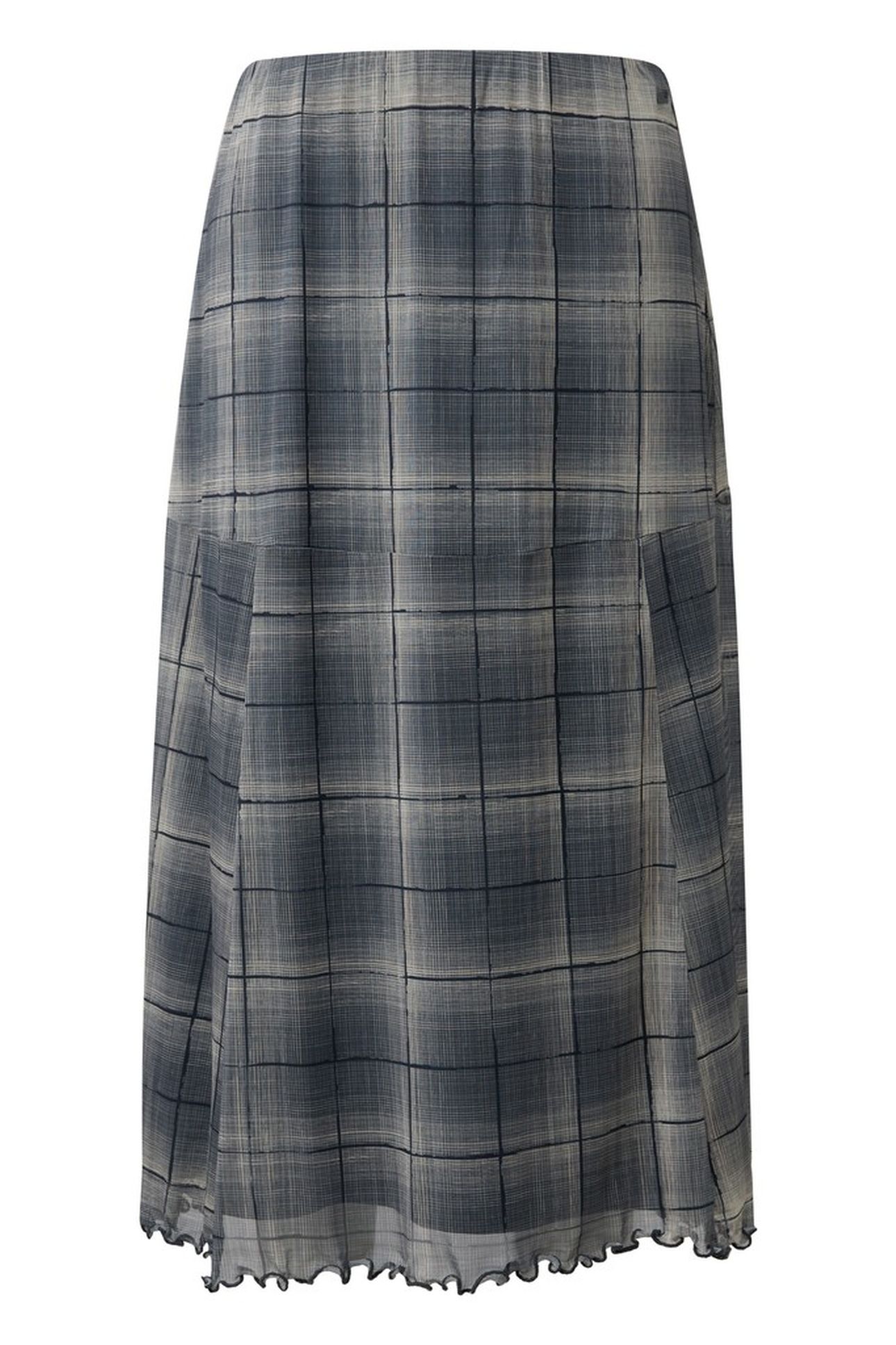 S.OLIVER-QS SKIRTS GREY/BLACK 4