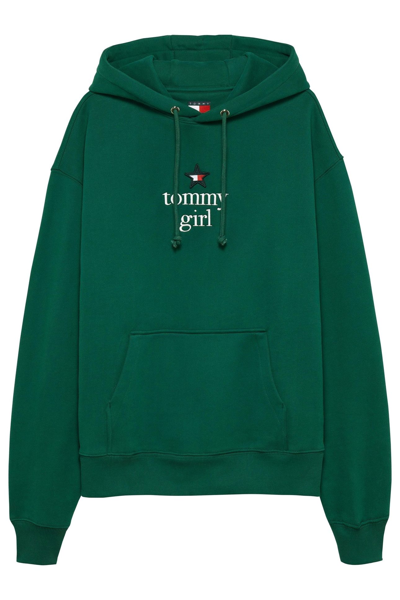 UNISEX TG STAR GRAPHIC HOODIE ORNAMENTAL GREEN 1