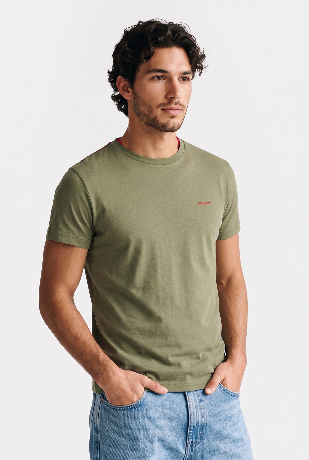 LOGO T-SHIRT DRY HERB GREEN 1