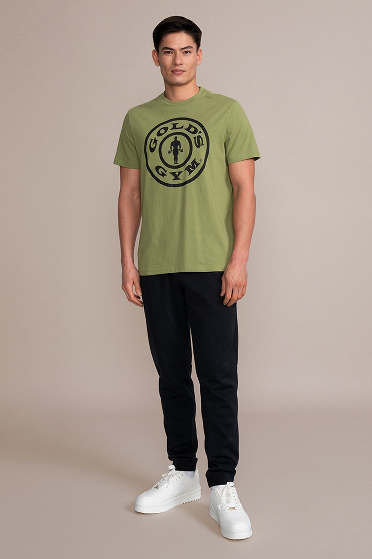 WEIGHT PLATE CREW NECK TEE OLIVE 2