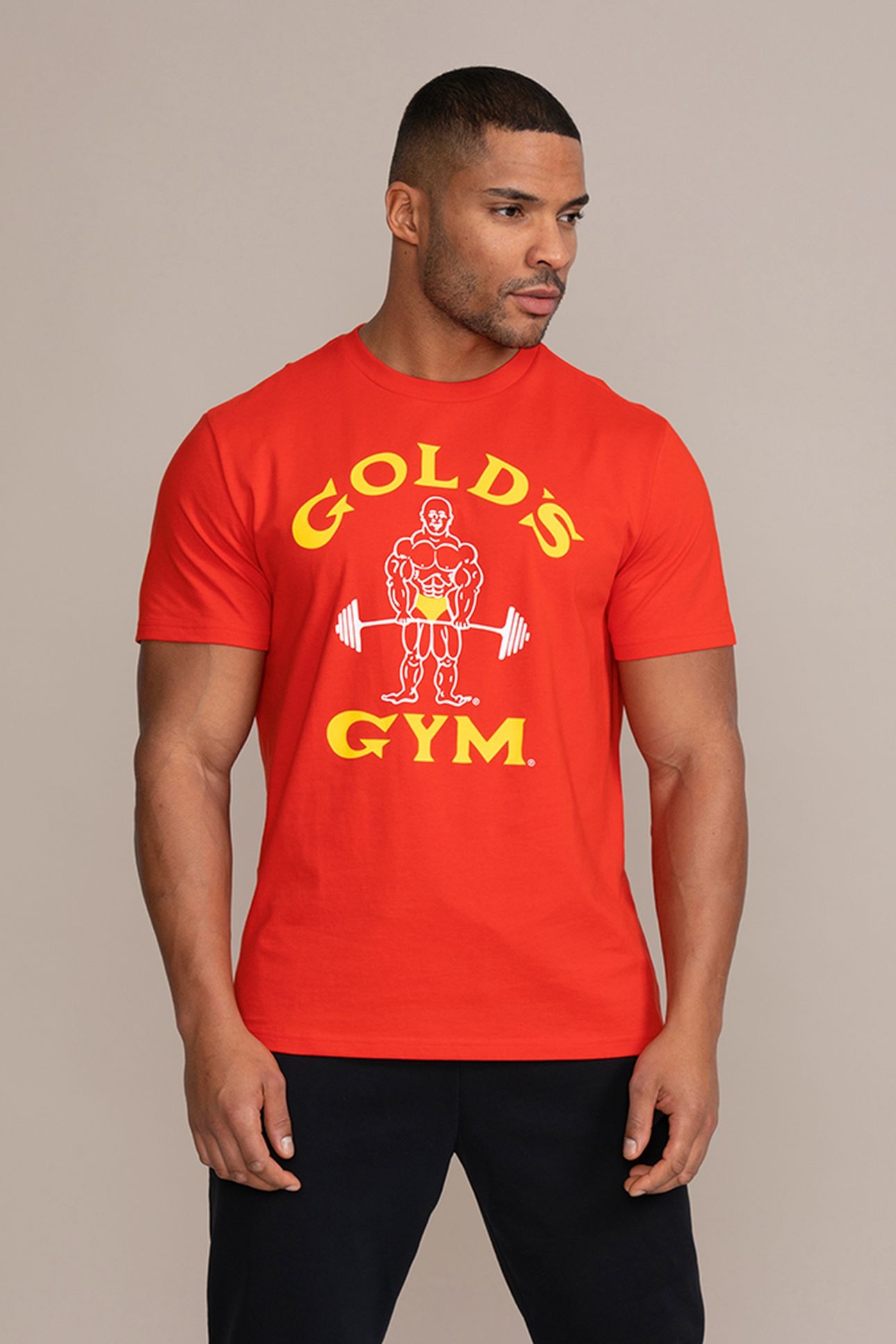 CLASSIC JOE CREW NECK TEE RED 2