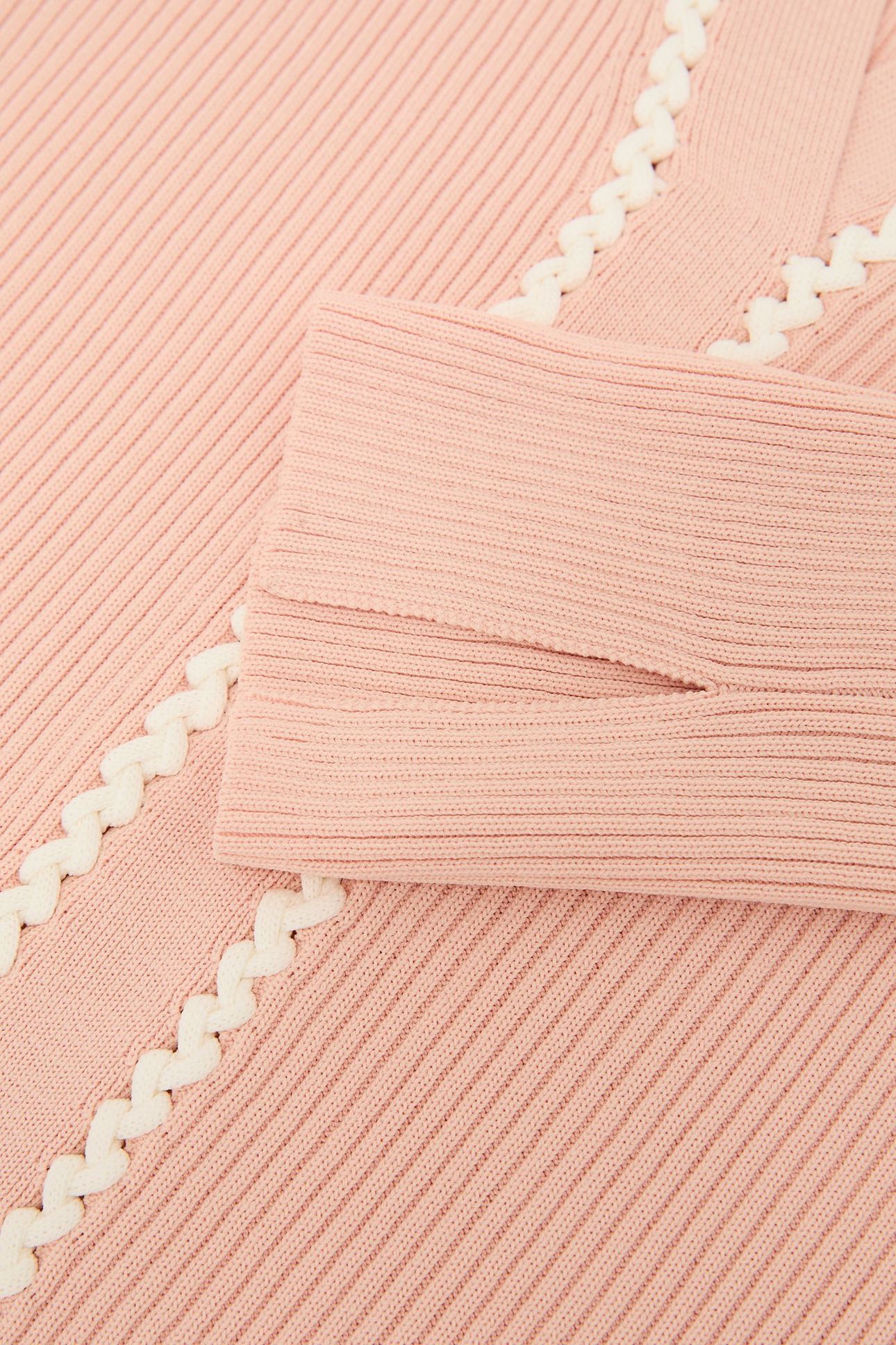CRAFT STITCH TOP PINK/IVORY 6