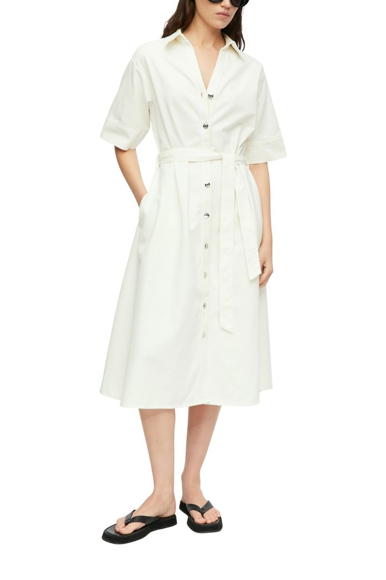 COMMA DRESSES WHITE 3