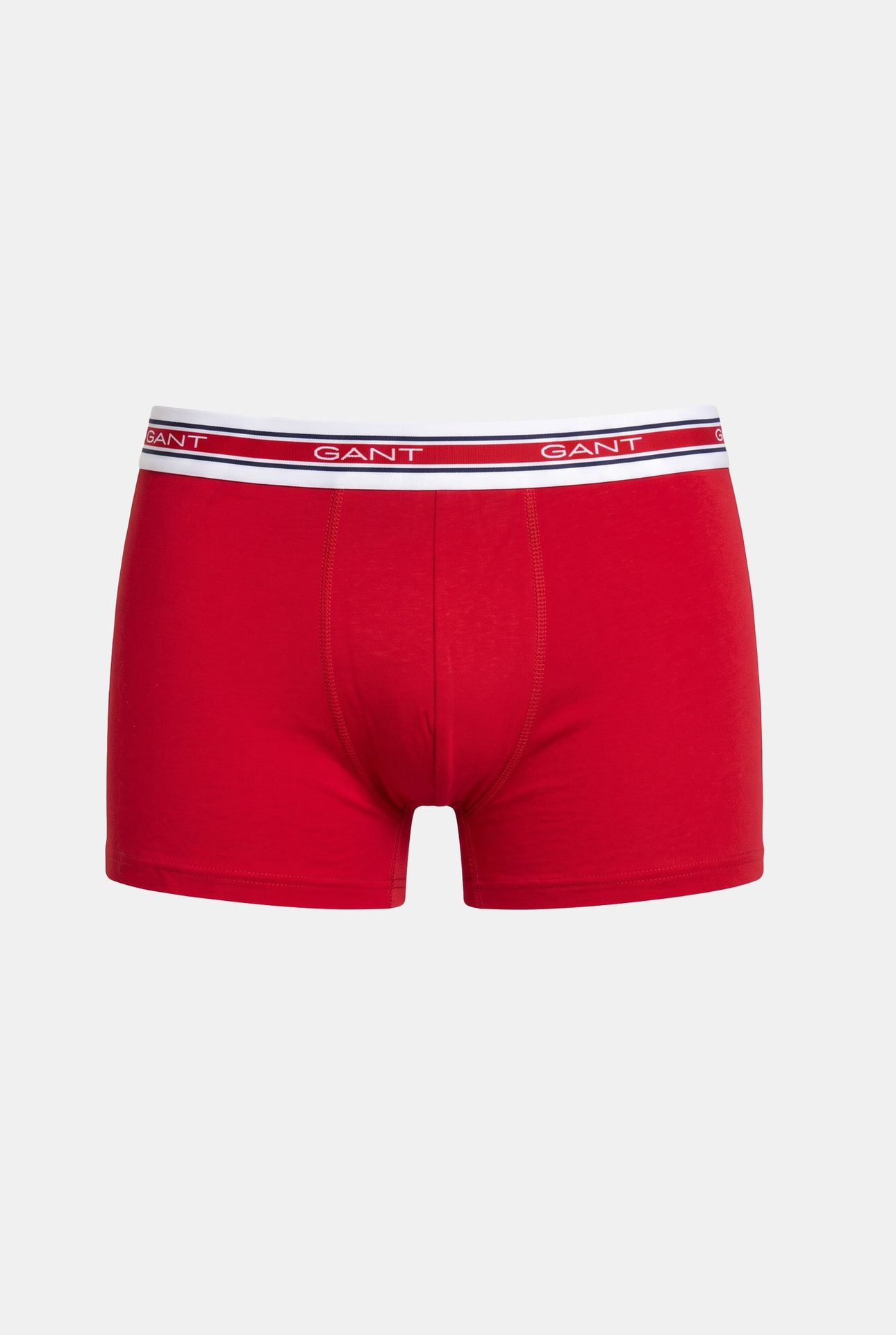 STRIPED WAISTBAND TRUNK 3-PACK WHITE 3