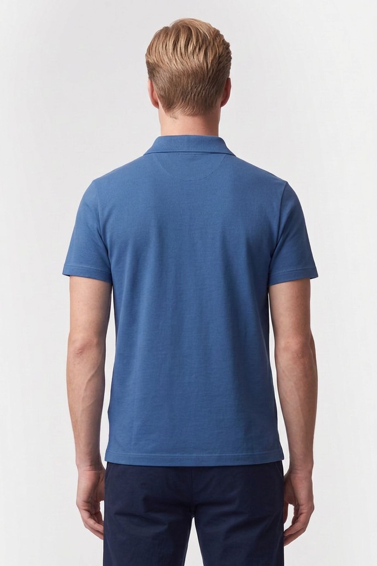 UNISEX POLO DARK BLUE/BLUE 4