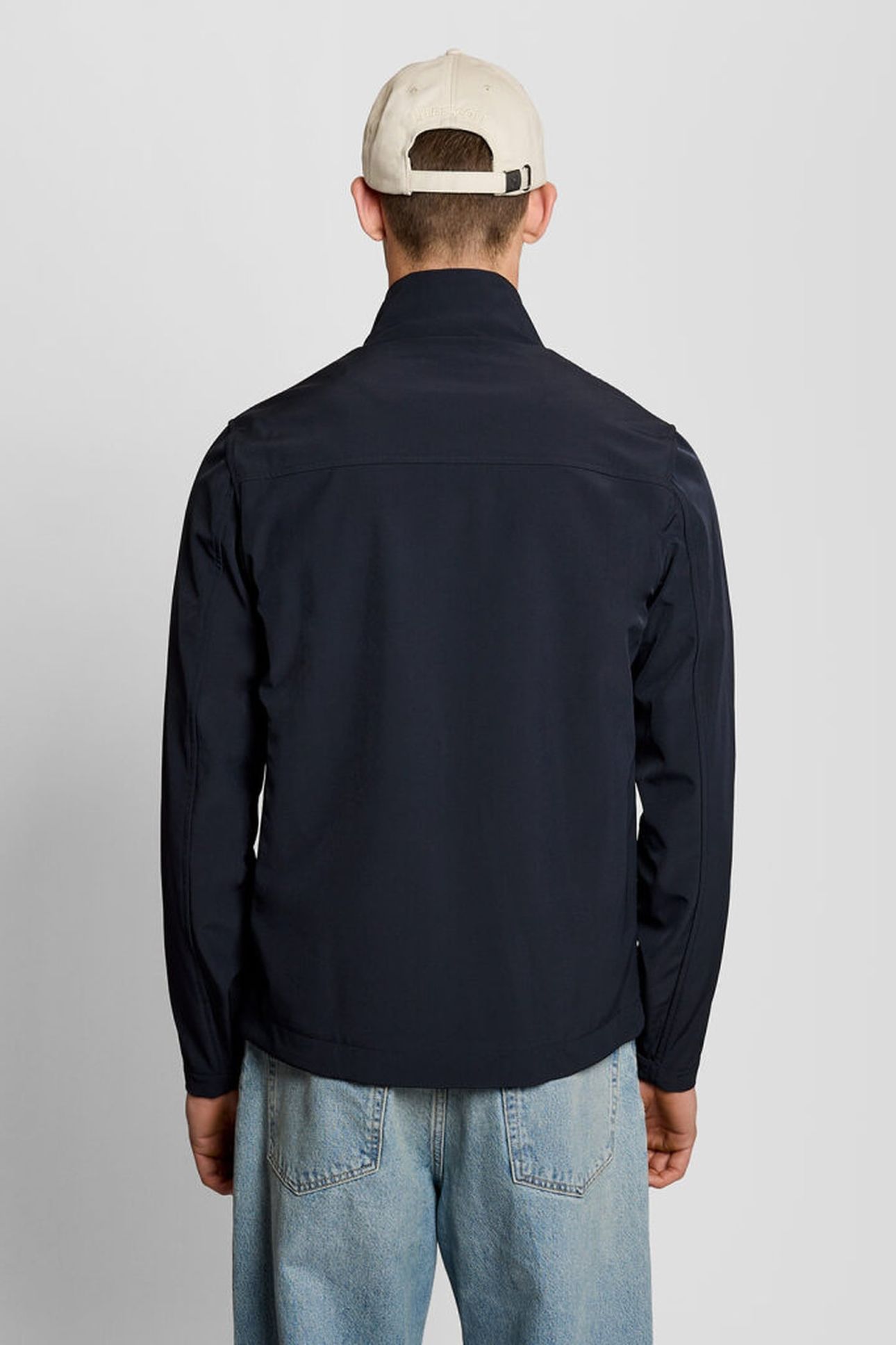MESH BACK SOFTSHELL FUNNEL NECK JACKET DARK NAVY 2