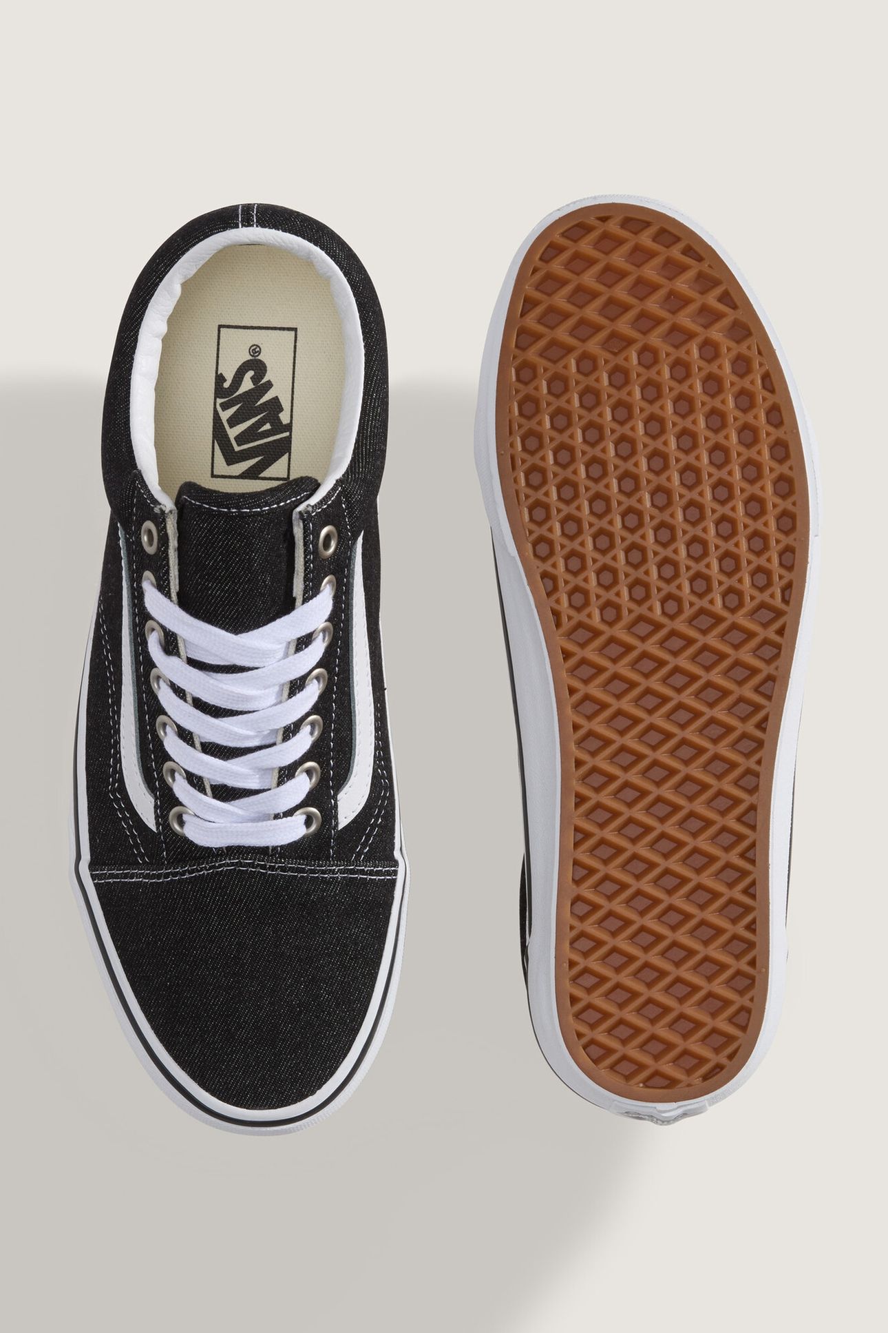UNISEX OLD SKOOL DENIM BLACK/TRUE WHITE 5