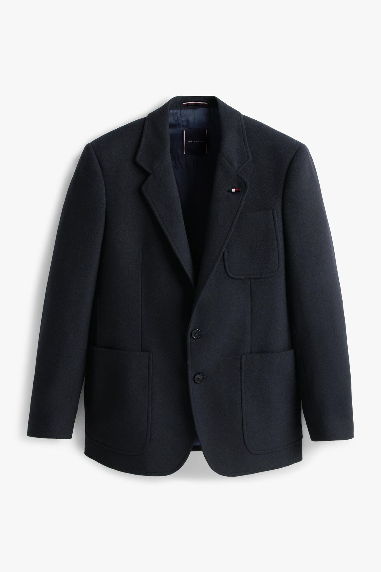 SOFT TECH WOOL FLANEL BLAZER BLUE 4