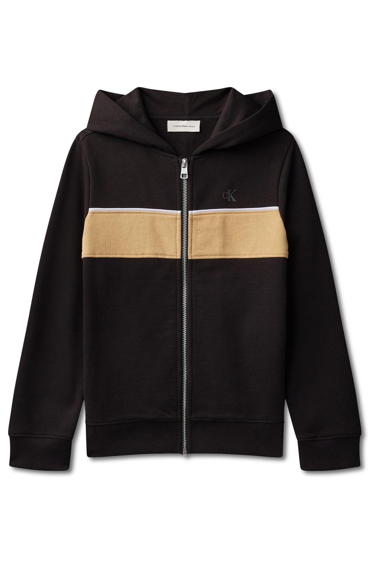 BOYS PANEL COLORBLOCK ZIP BLACK 3