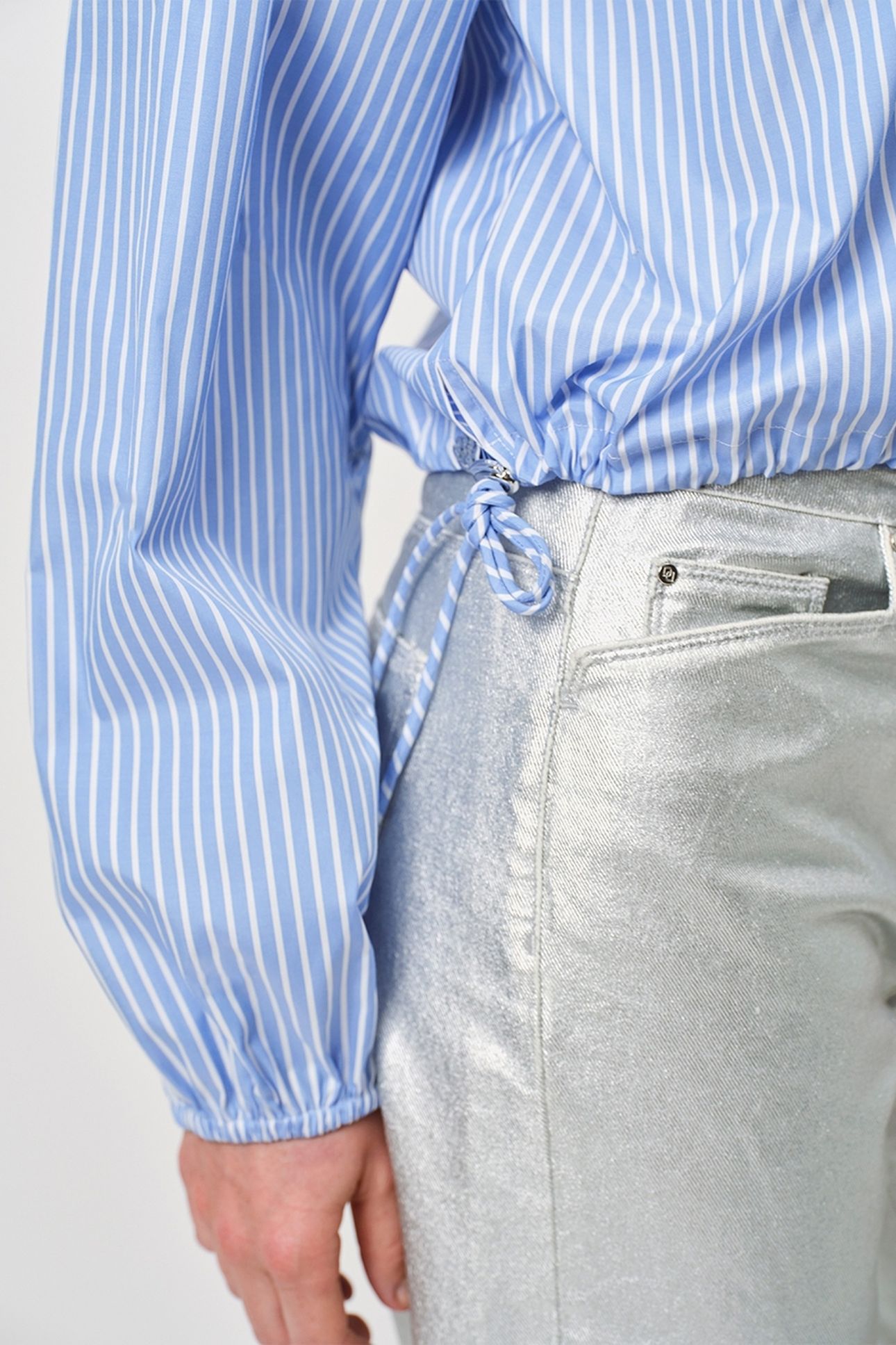 QWYNN STRIPE DRAWSTRING SHIRT SKY BLUE 6
