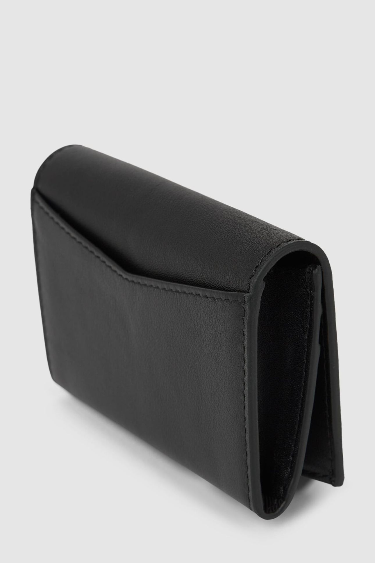 SIGNATURE LEATHER WALLET BLACK-NICKEL 4