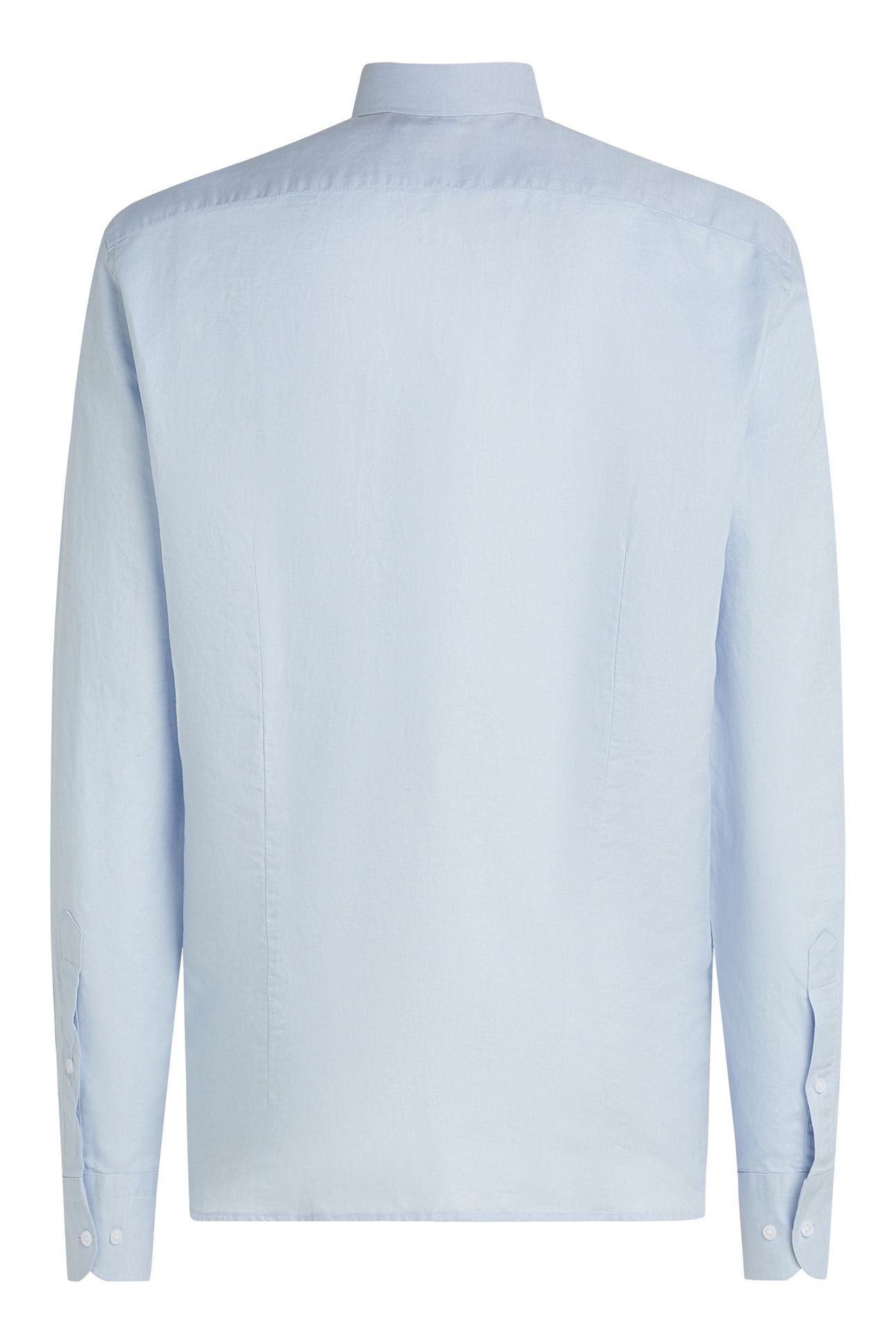 CL W-CO LINEN SLD SHIRT BREEZY BLUE 5
