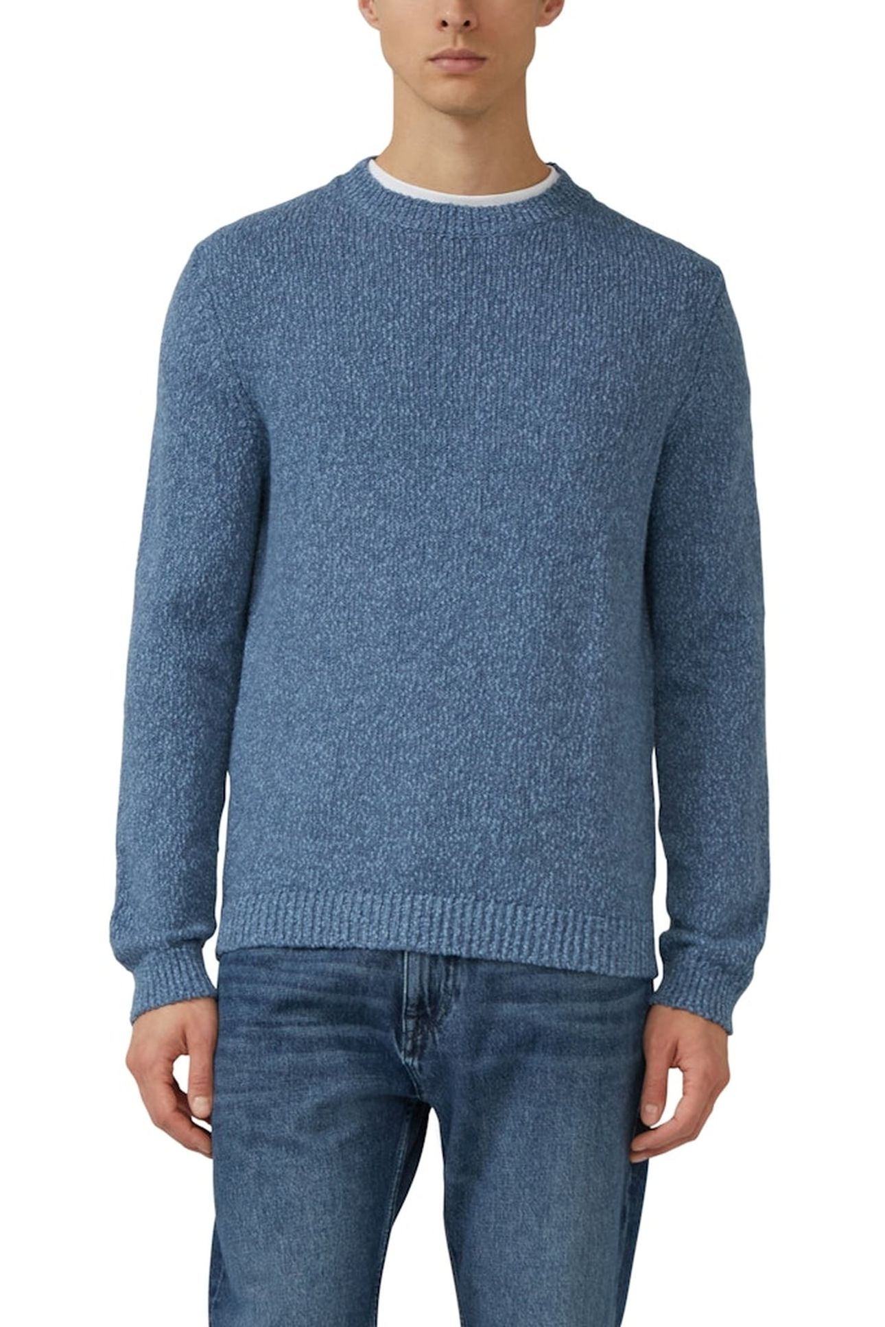 S.OLIVER PULLOVER BLUE GREEN 1