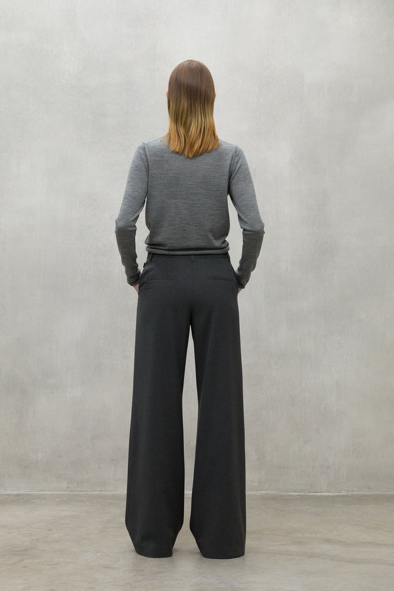 FAYAALF KNIT GREY MELANGE 2