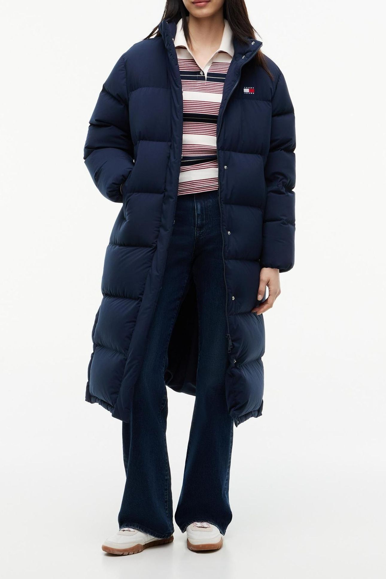 ALASKA LONG PUFFER COAT BLUE 1