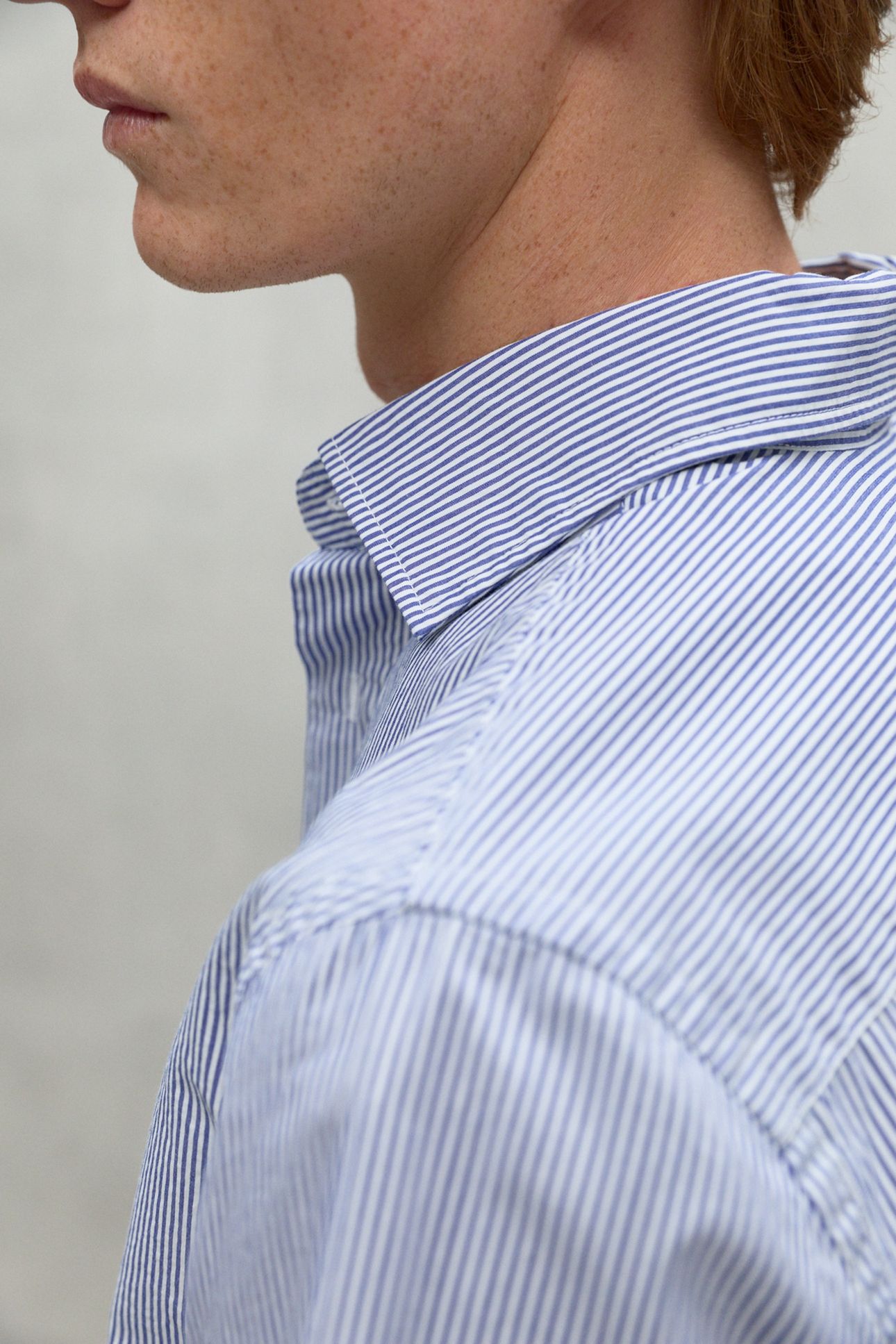 ALFREDOALF SHIRT WHITE + DEEP NAVY 6