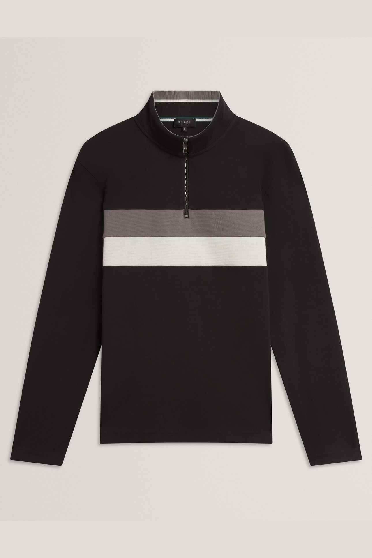 LS REGULAR FIT HALF ZIP BLACK 3