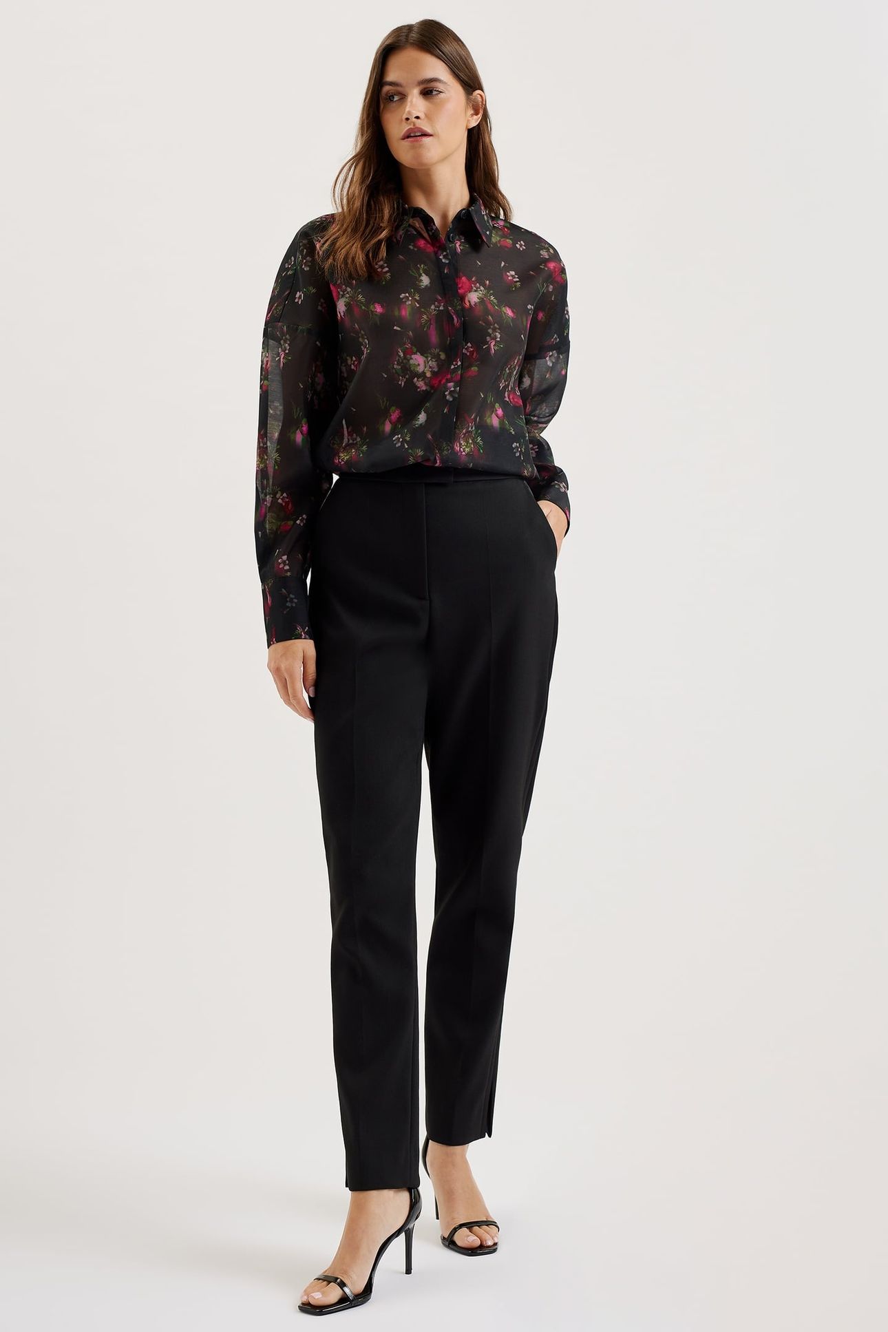 ATUEL OVERSIZED PRINTED LONG SLEEVE BLACK 4