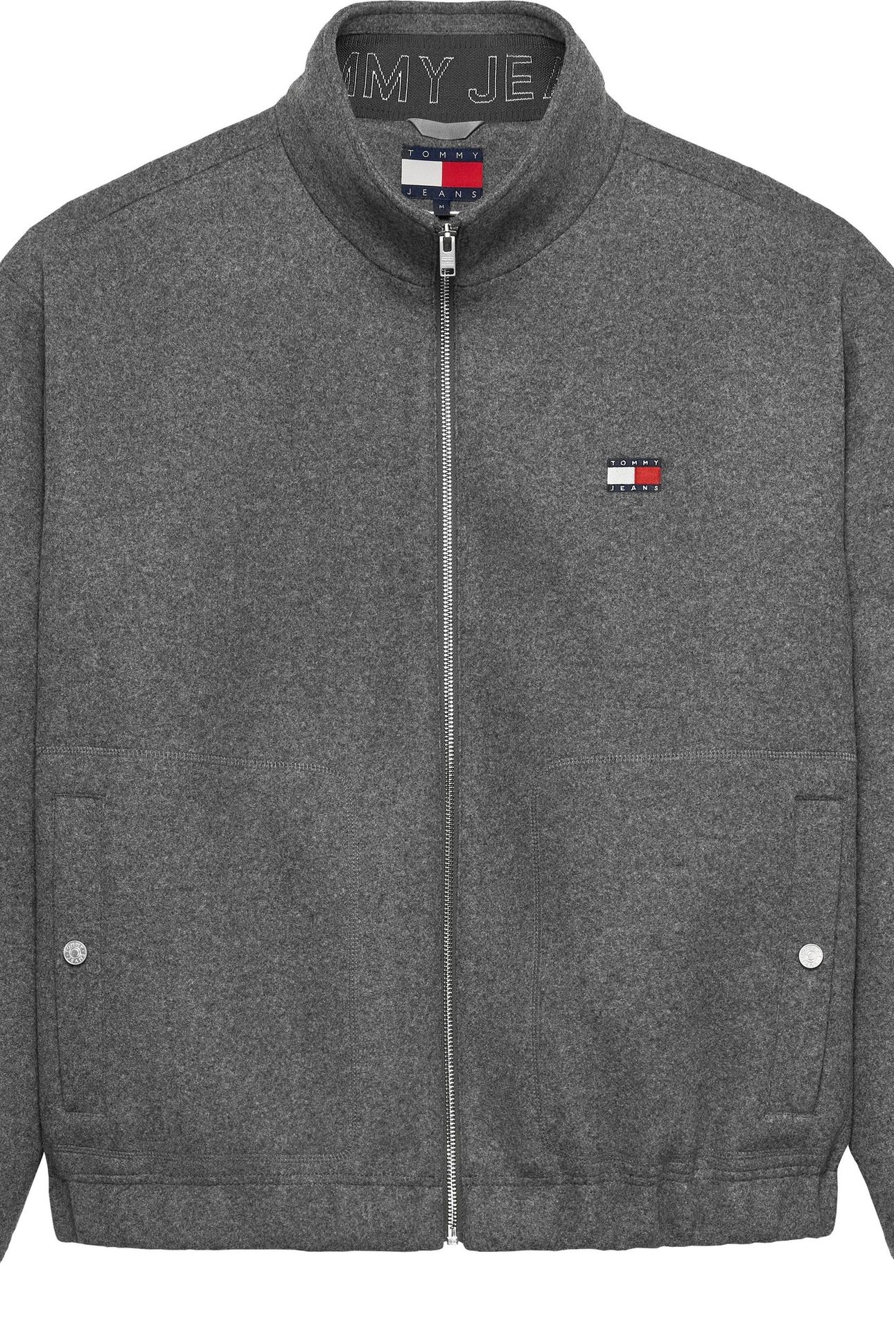 TJM ESSENTIAL WOOL JACKET MID GREY HEATHER 5