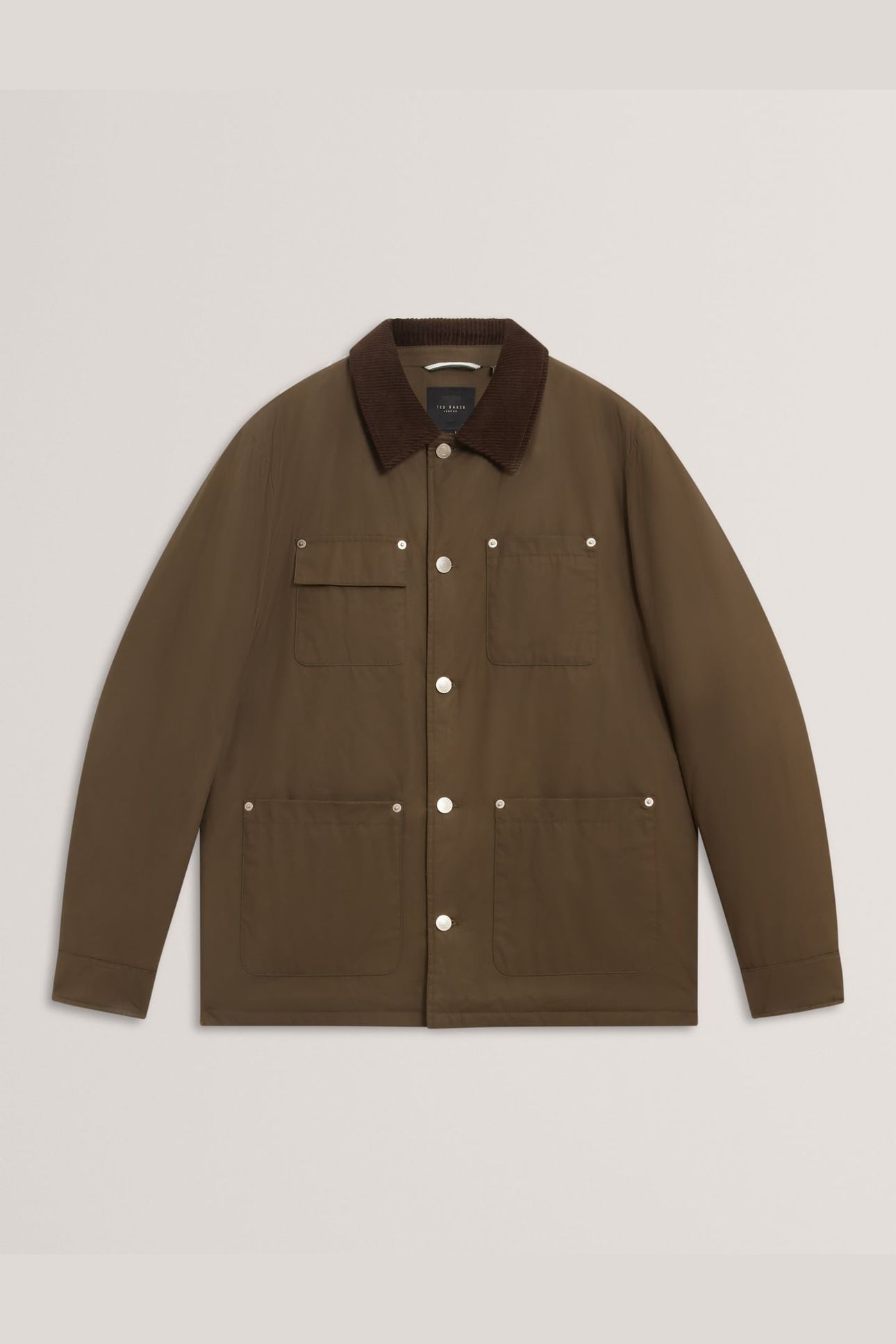 WAXED CHORE JACKET KHAKI 3