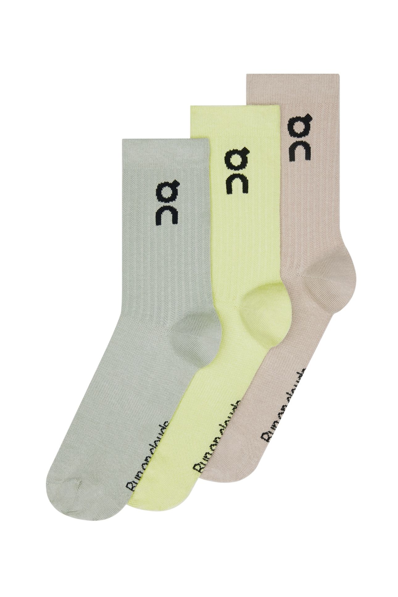 LOGO SOCK HIGH 3P 1 UNISEX LEMONADE | TIN 1