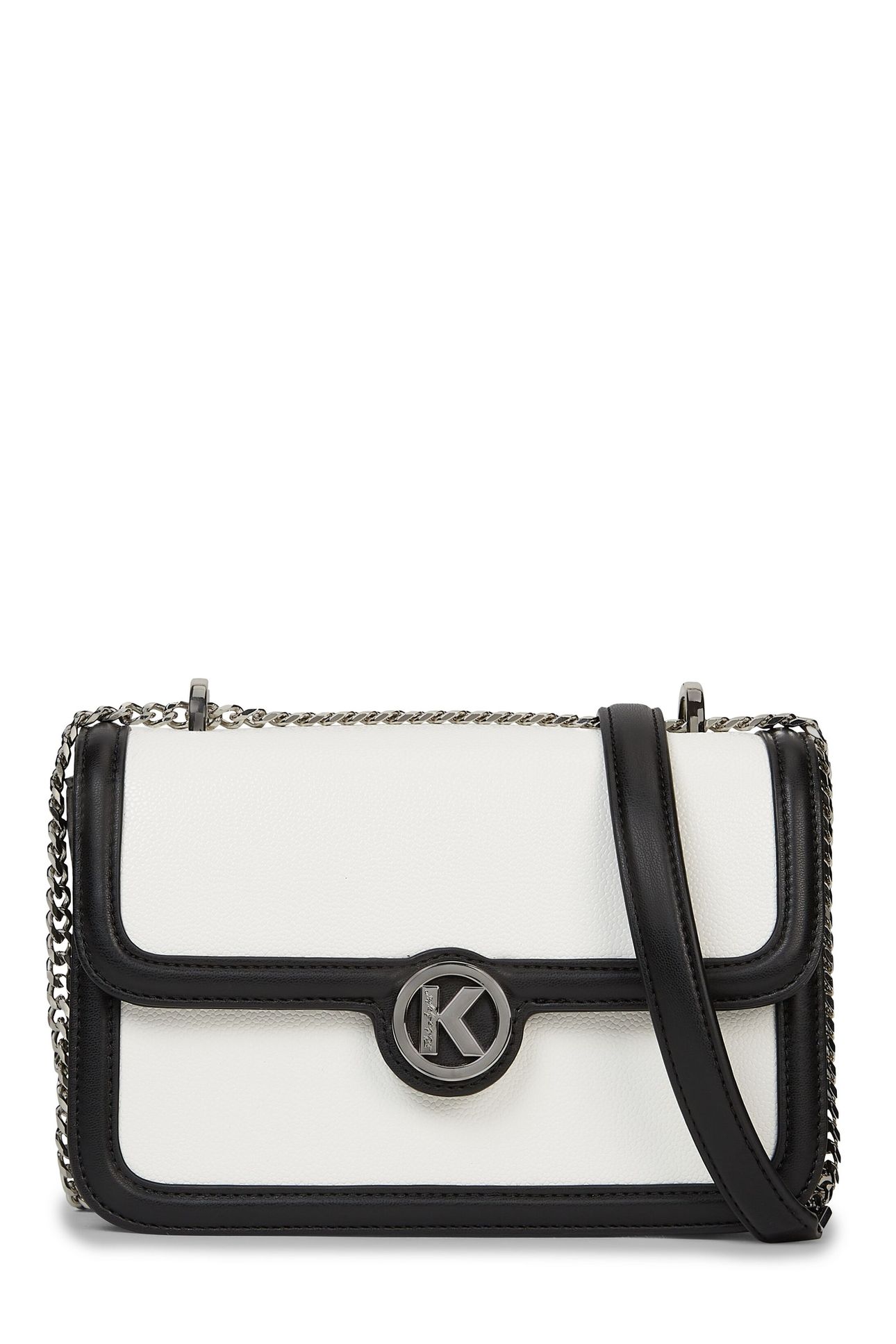 K/KLASSIK CROSSBODY BLACK/WHITE 1