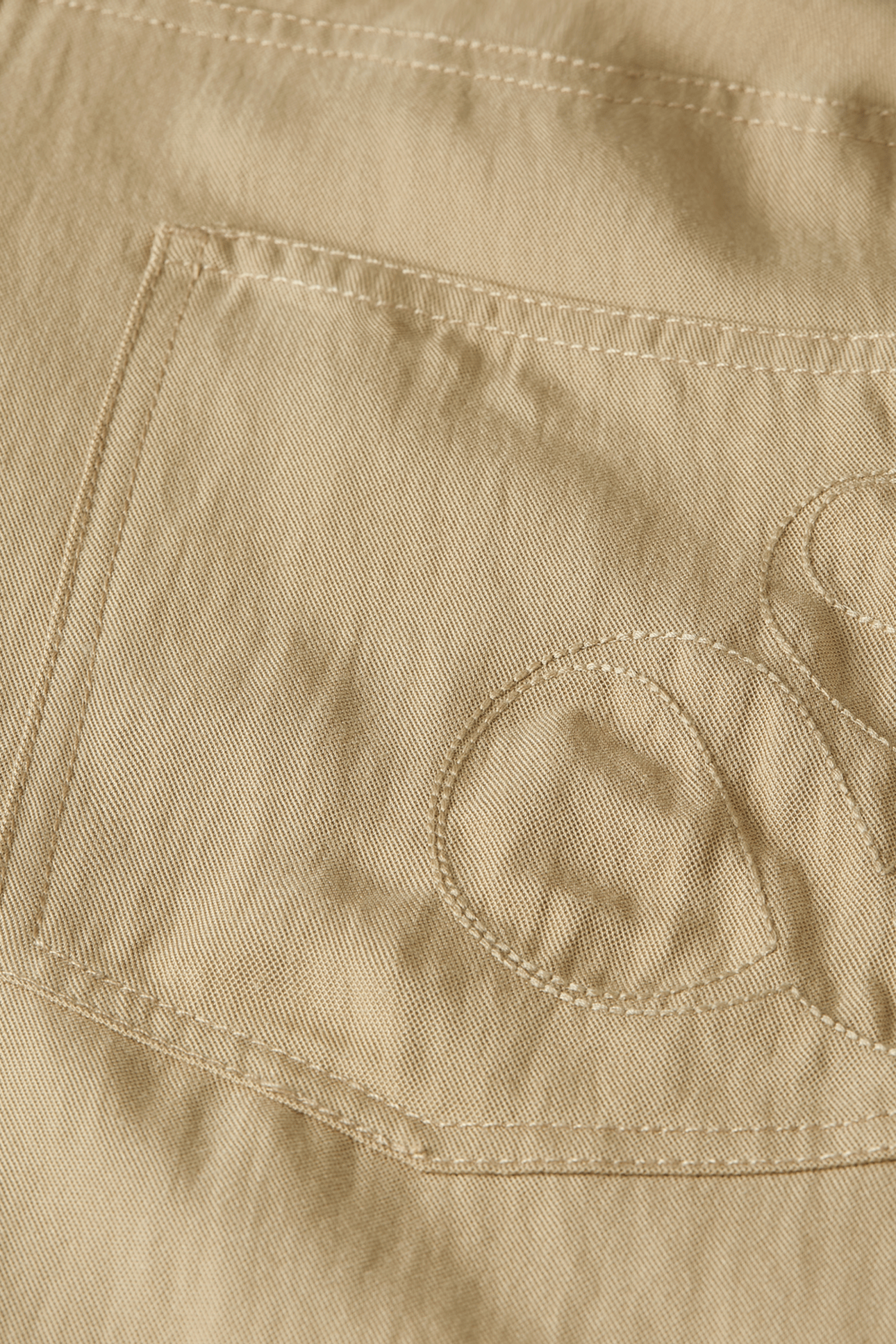 LOTUS - TWILL HIGH RISE BARREL LEG PANTS TRAVERTINE 3