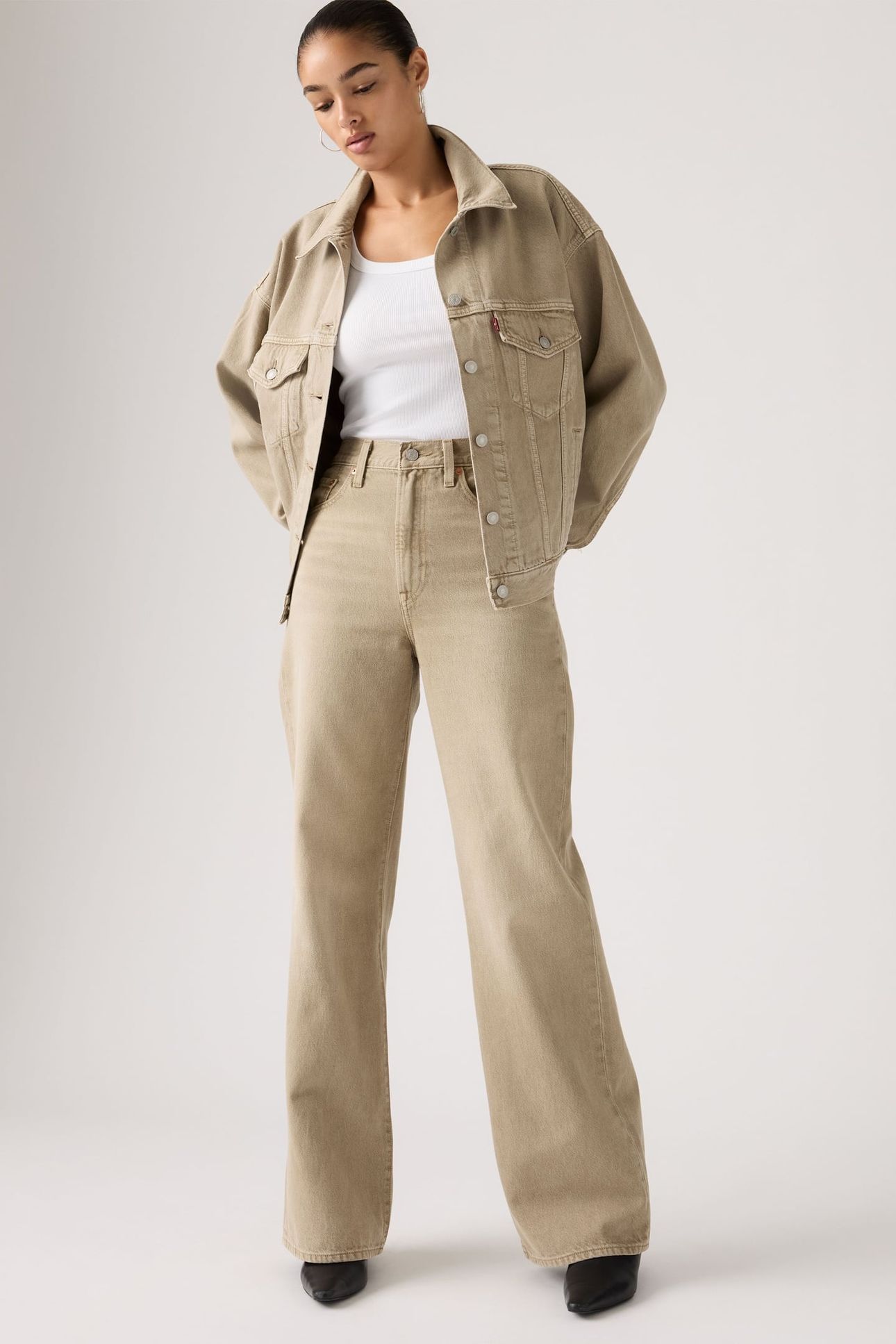 RIBCAGE WIDE LEG JEANS 4