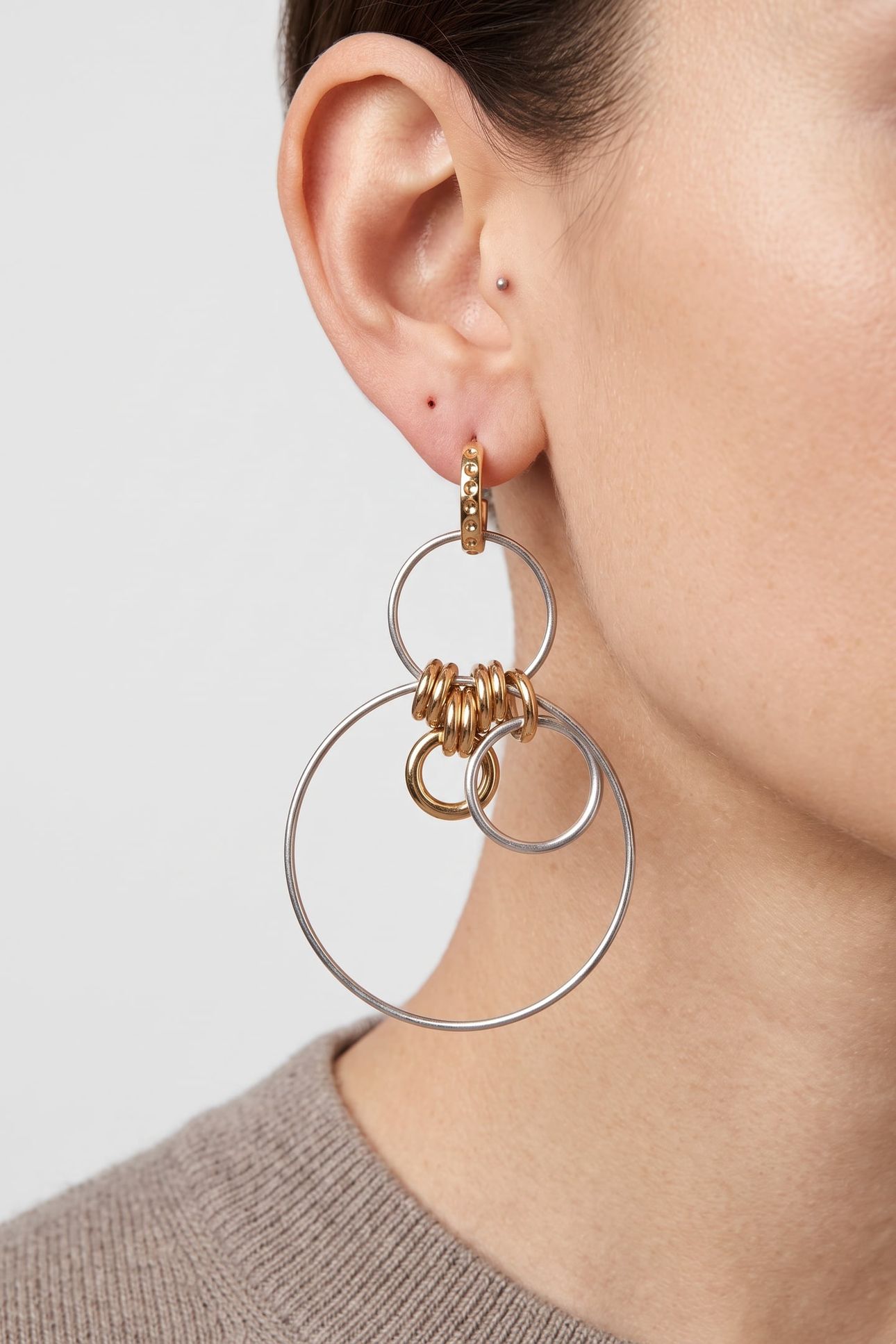 EARRINGS BIJOUX SILVER DORE 3