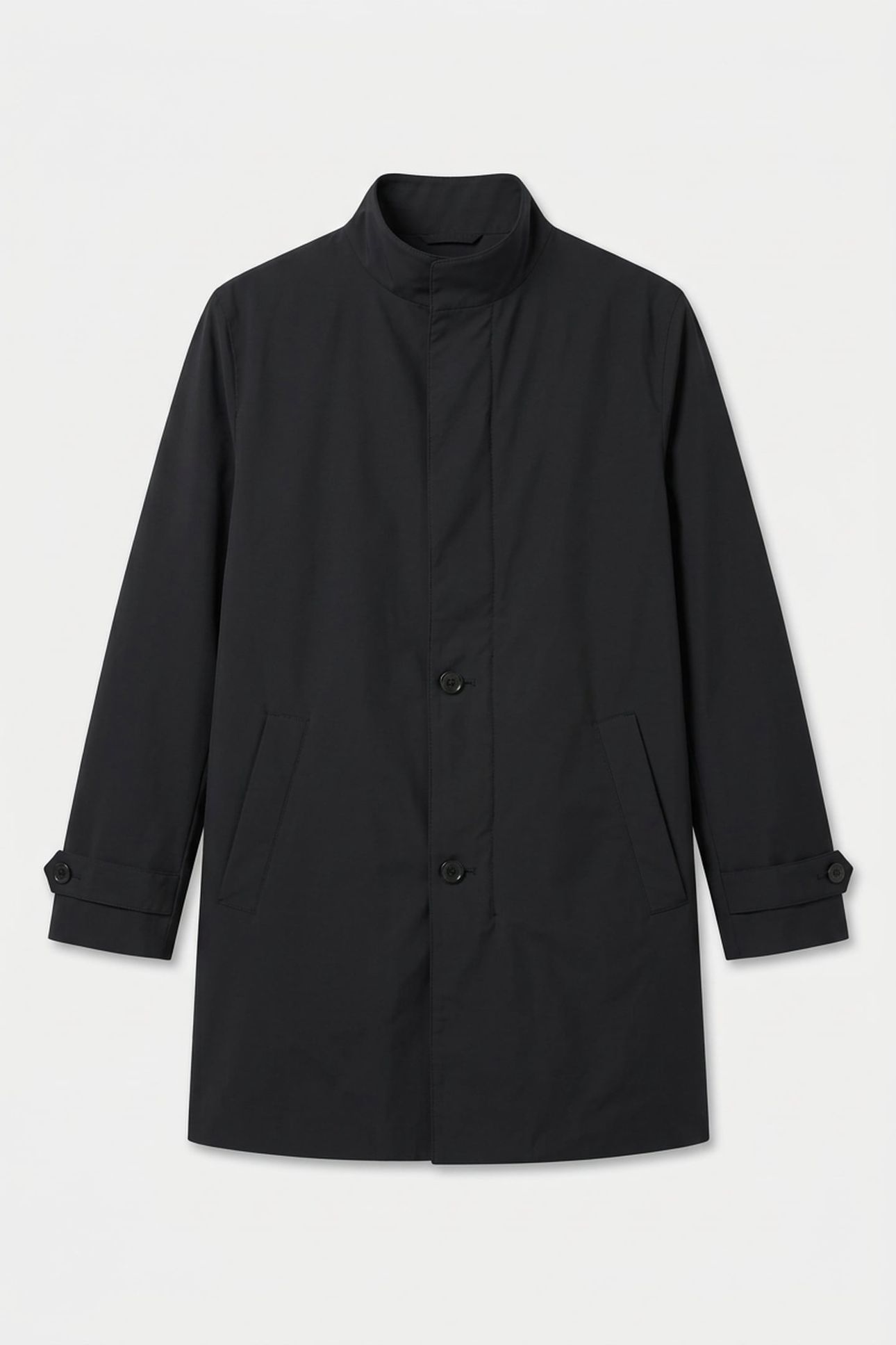 LIGHTWEIGHT COMMUTER COAT BLACK 3