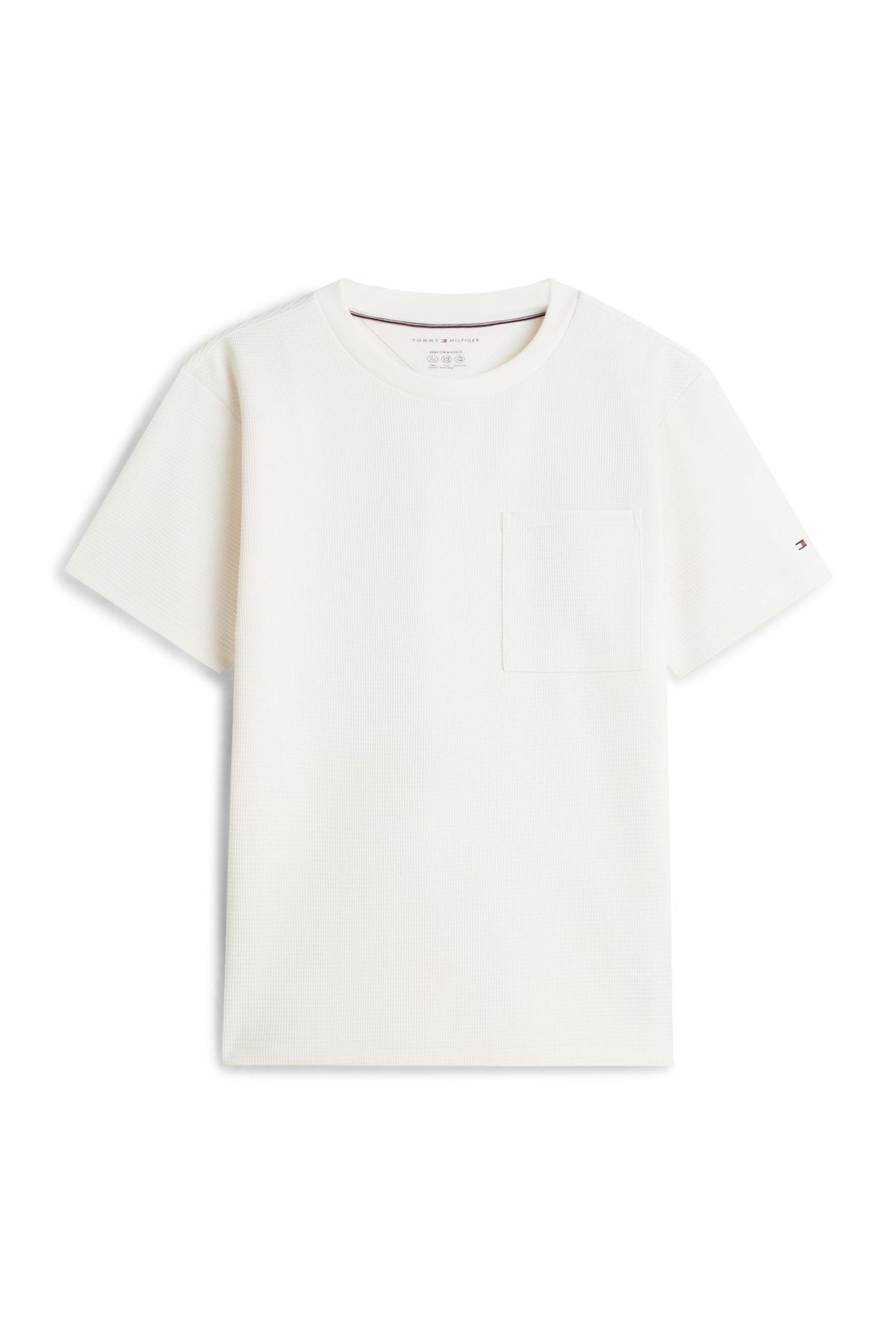 PERFORMANCE STRUCTURE TEE IVORY PETAL 1