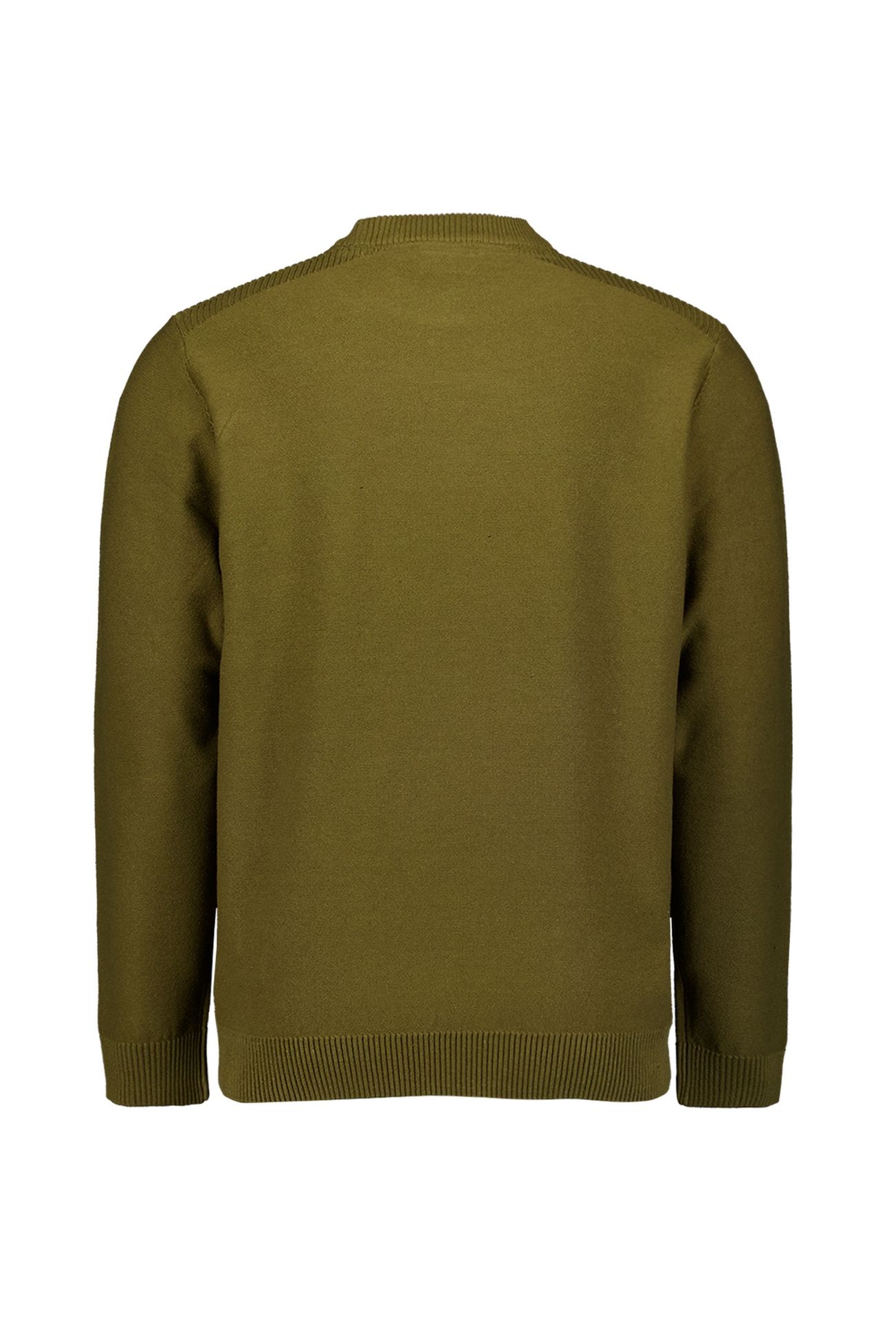 PULLOVER CREWNECK SHOULDER DETAIL MOSS 5