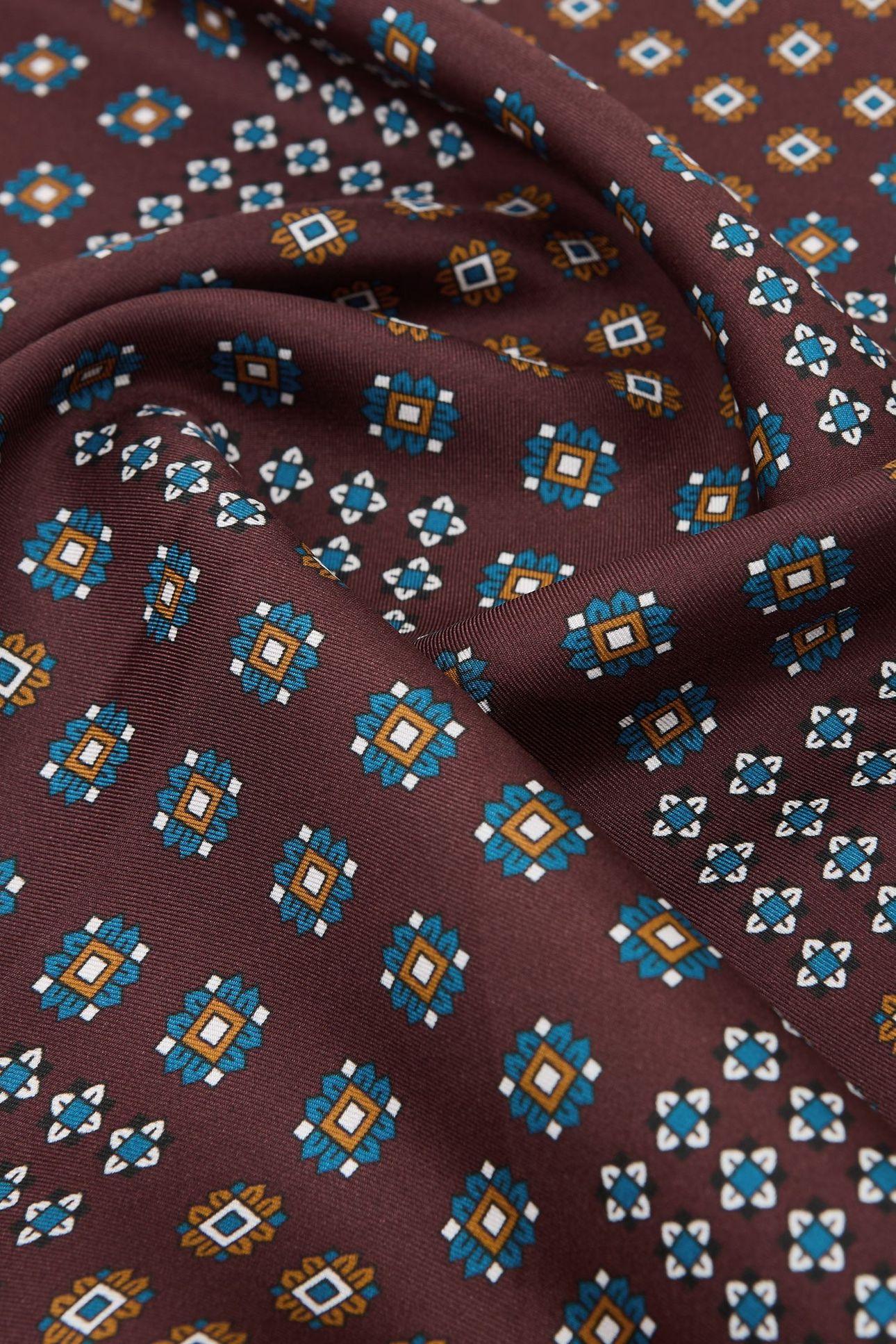 PRINTED NECK TIE BURGUNDY 3
