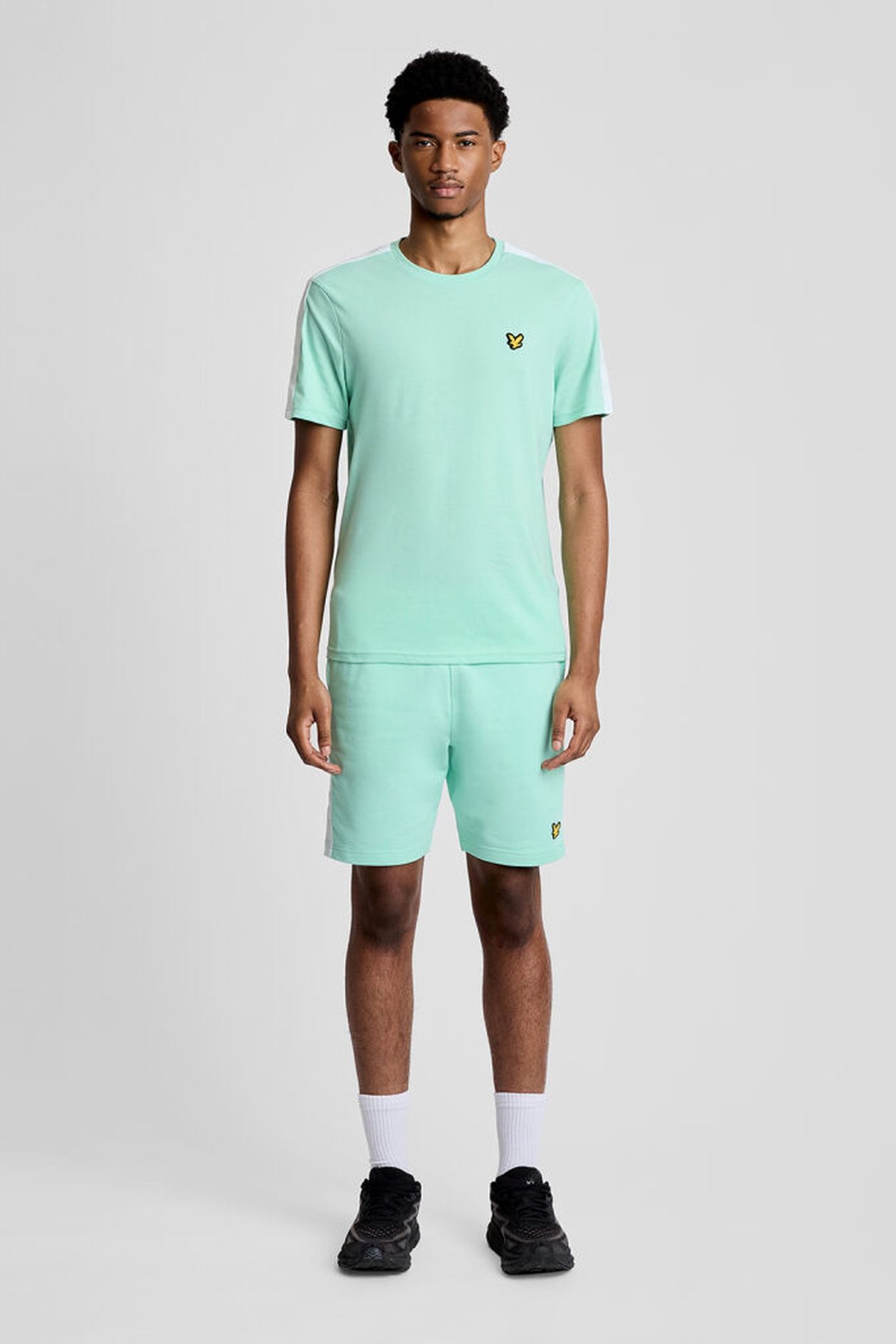 JACQUARD TAPE SHORTS COOL MINT 3