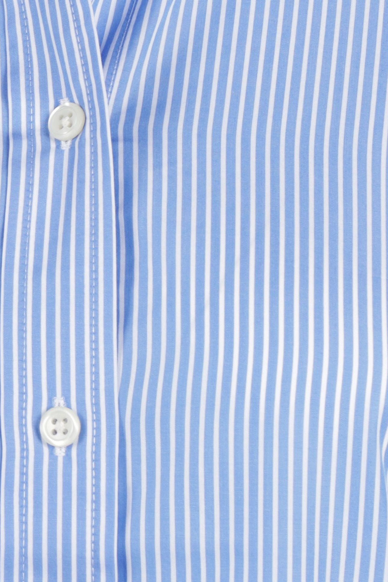 POPLIN STRIPE SHIRT MEDIUM BLUE 5