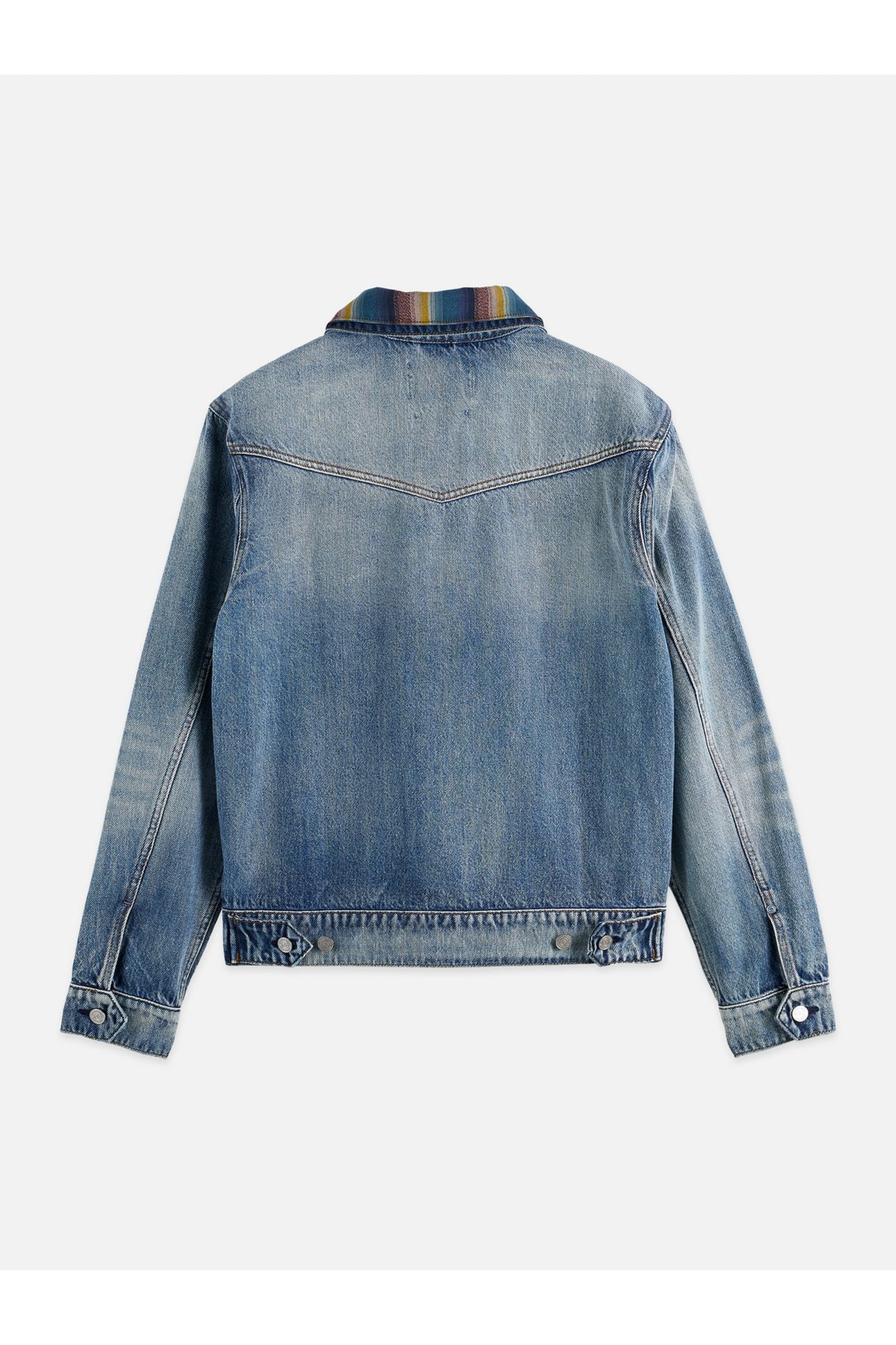WASHED DENIM RANCH JACKET NAVY 2