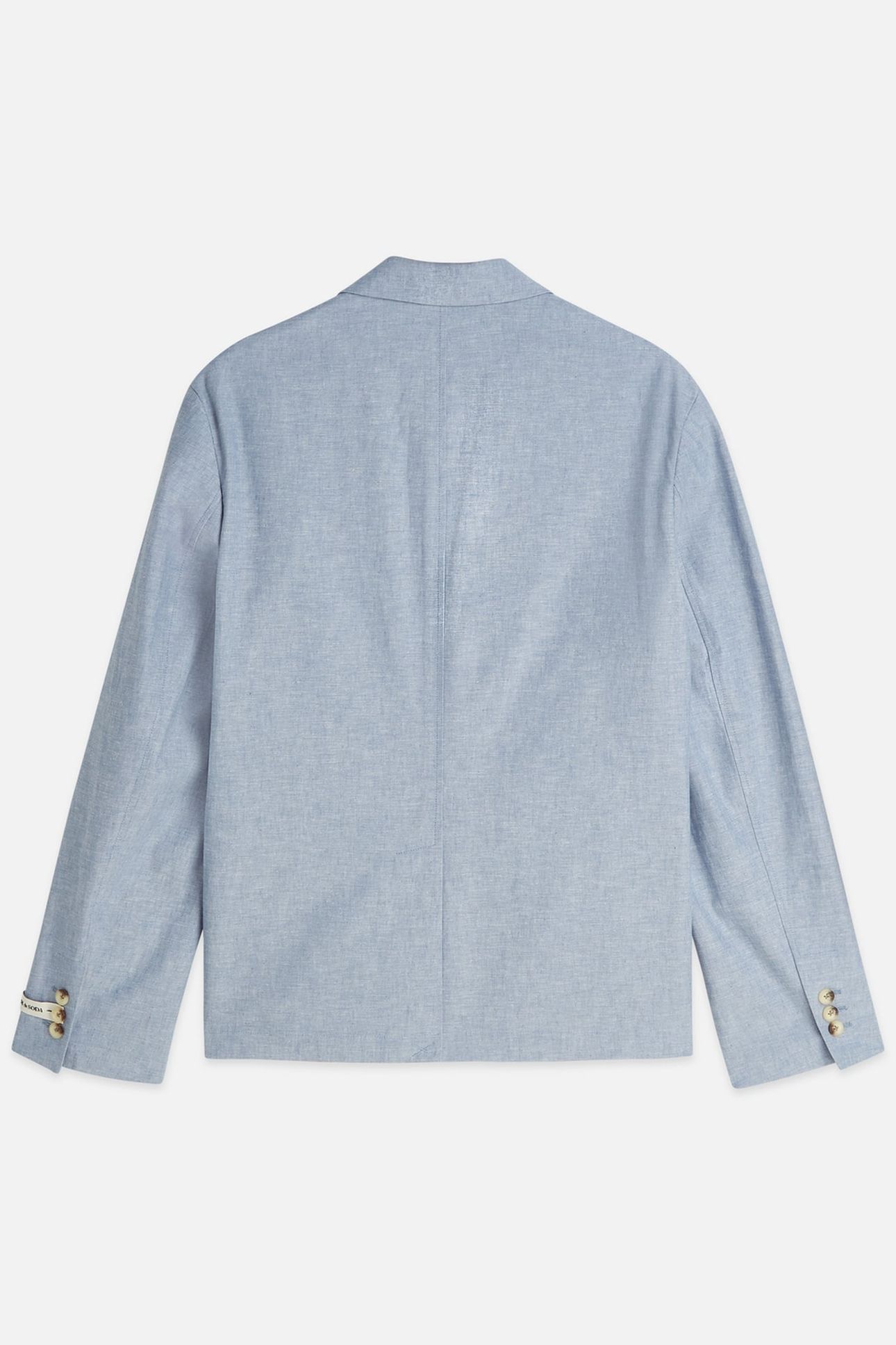 UNCONSTRUCTED LINENBLEND RELAXEDFIT BLAZER NAVY 2