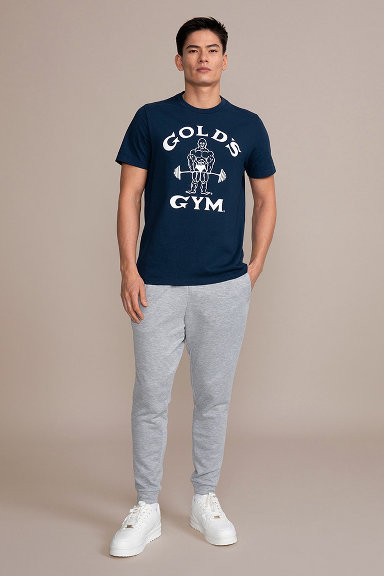 CLASSIC JOE CREW NECK TEE NAVY 2